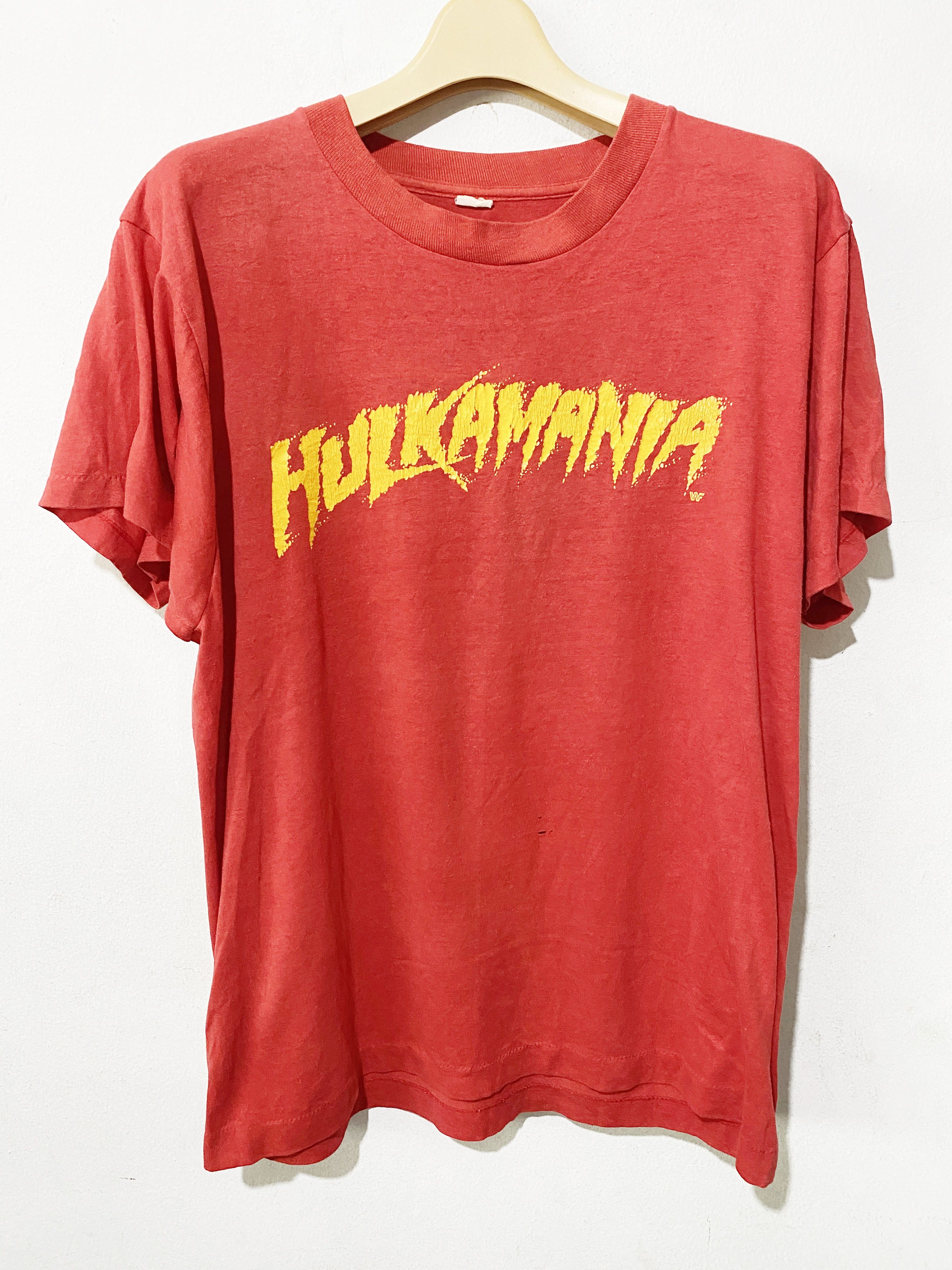 Vintage × WCW/nWo × WWF Vintage 80s Hulk Hogan Shirt Size US M / EU 48-50 / 2 - 1 Thumbnail