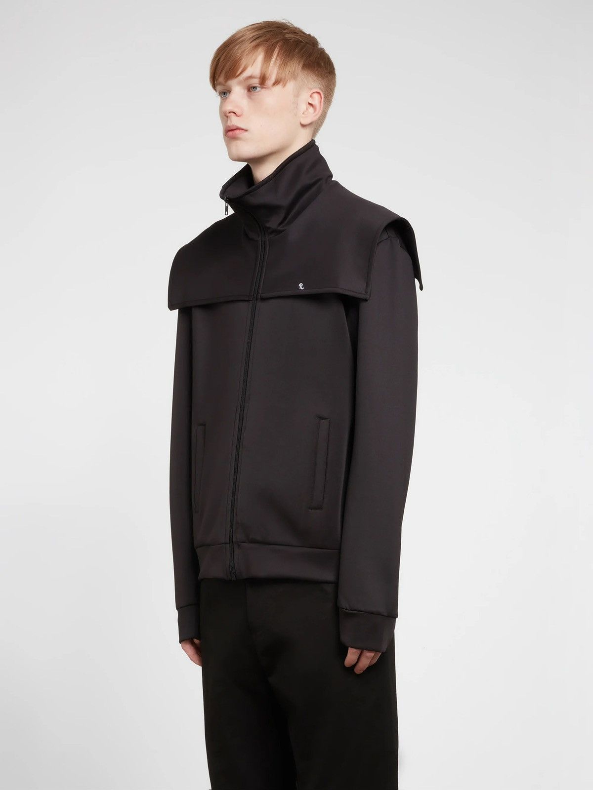 Raf Simons Raf Simons Black Track Jacket (need gone offer up) Size US L / EU 52-54 / 3 - 8 Thumbnail