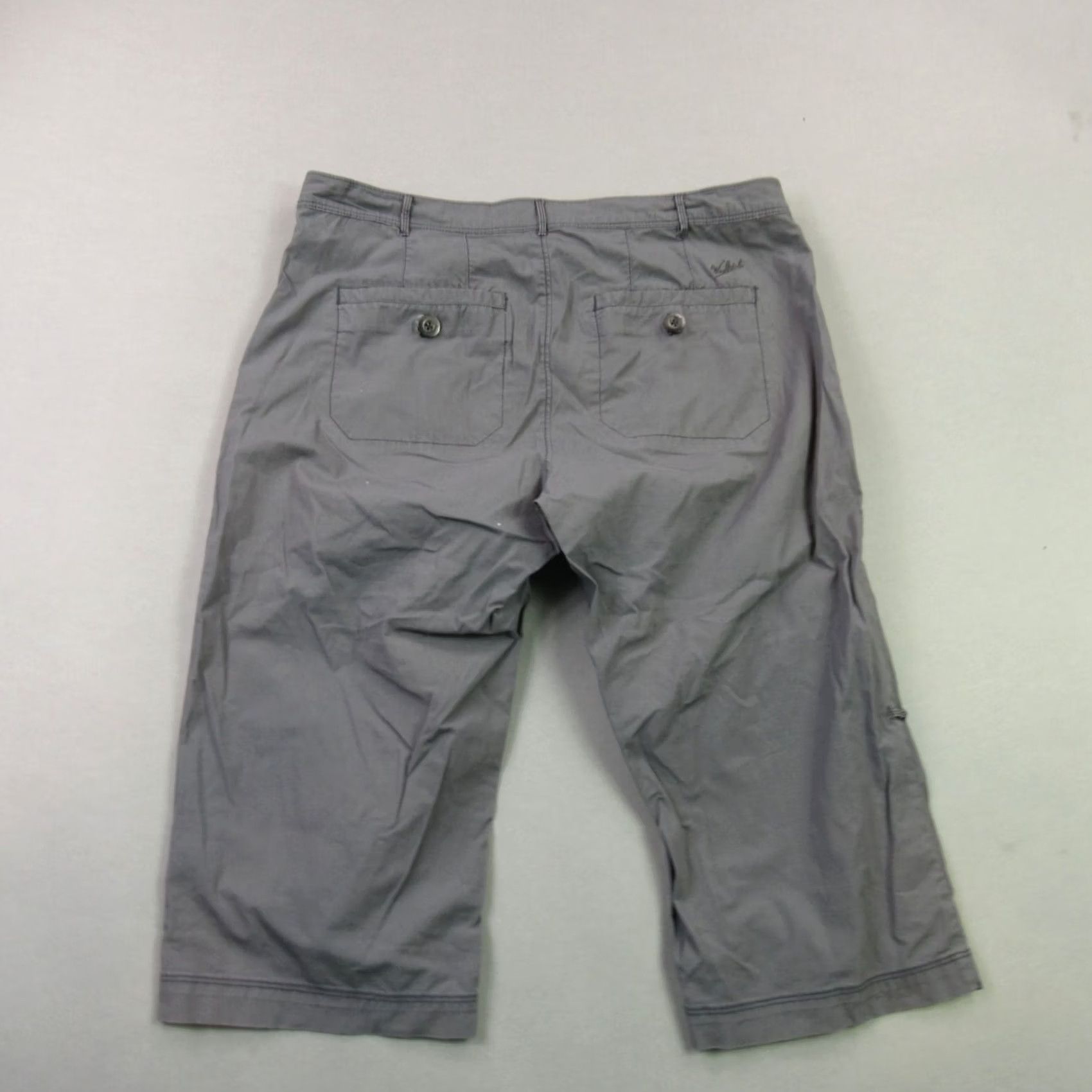 Vintage Woolrich Pants Women 6 Lightweight Outdoors Regular Pockets Capri Gray 32X15 Size 28" / US 6 / IT 42 - 6 Thumbnail