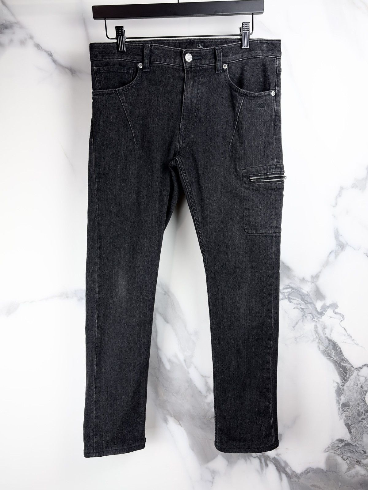 Undercover AW12 Undercover Zipper Cargo Pocket Denim Jeans Uniqlo Size US 29 - 1 Thumbnail