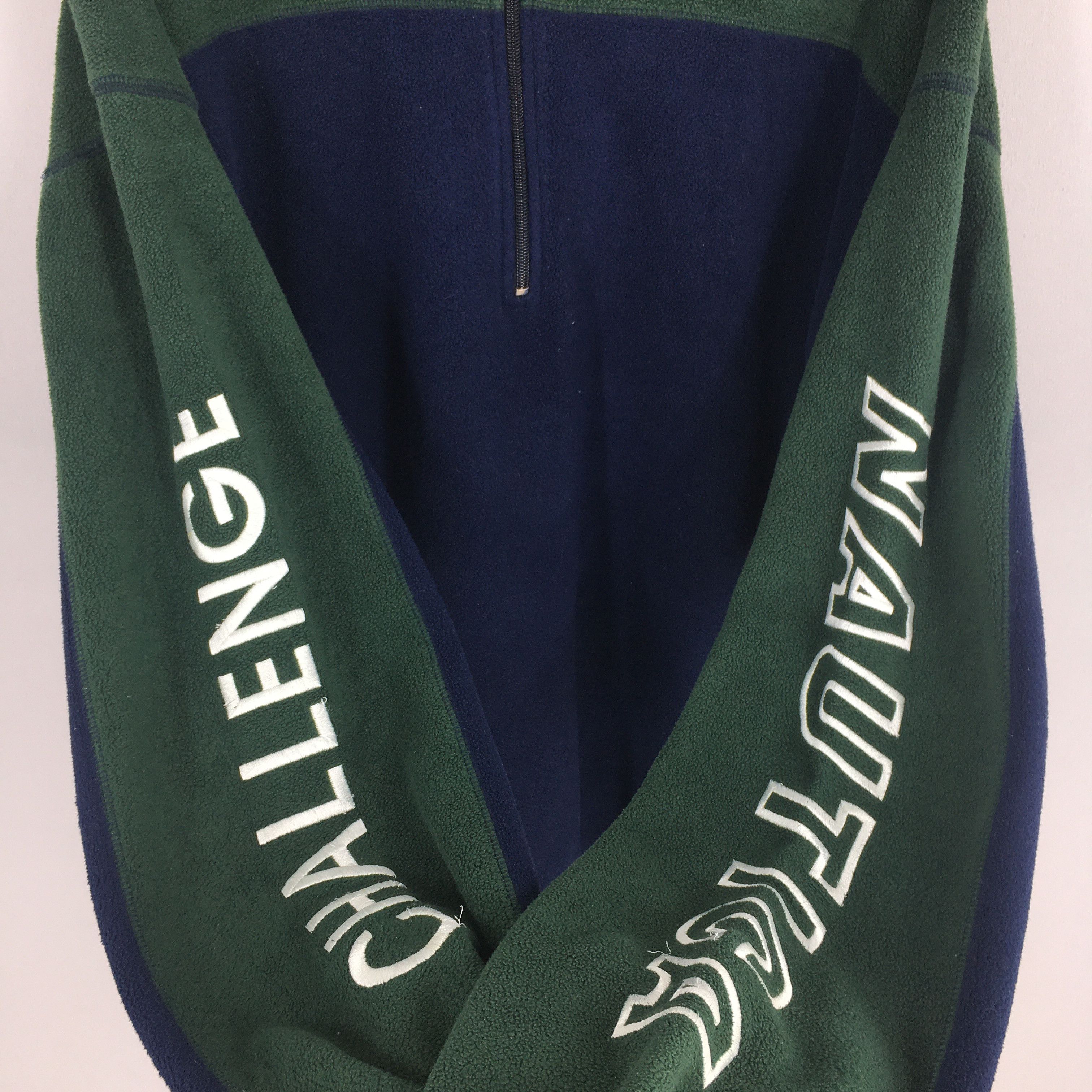 Nautica Vintage Nautica Challenge Fleece Jacket XL Size US XL / EU 56 / 4 - 4 Thumbnail