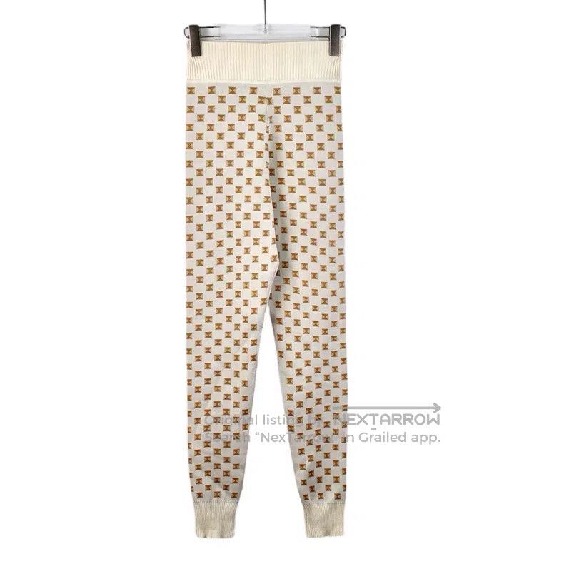 Hermes Hermes Colorblock Diamond Pattern Silk Knit Underwear Pant Size 42" / US 20 - 2 Thumbnail