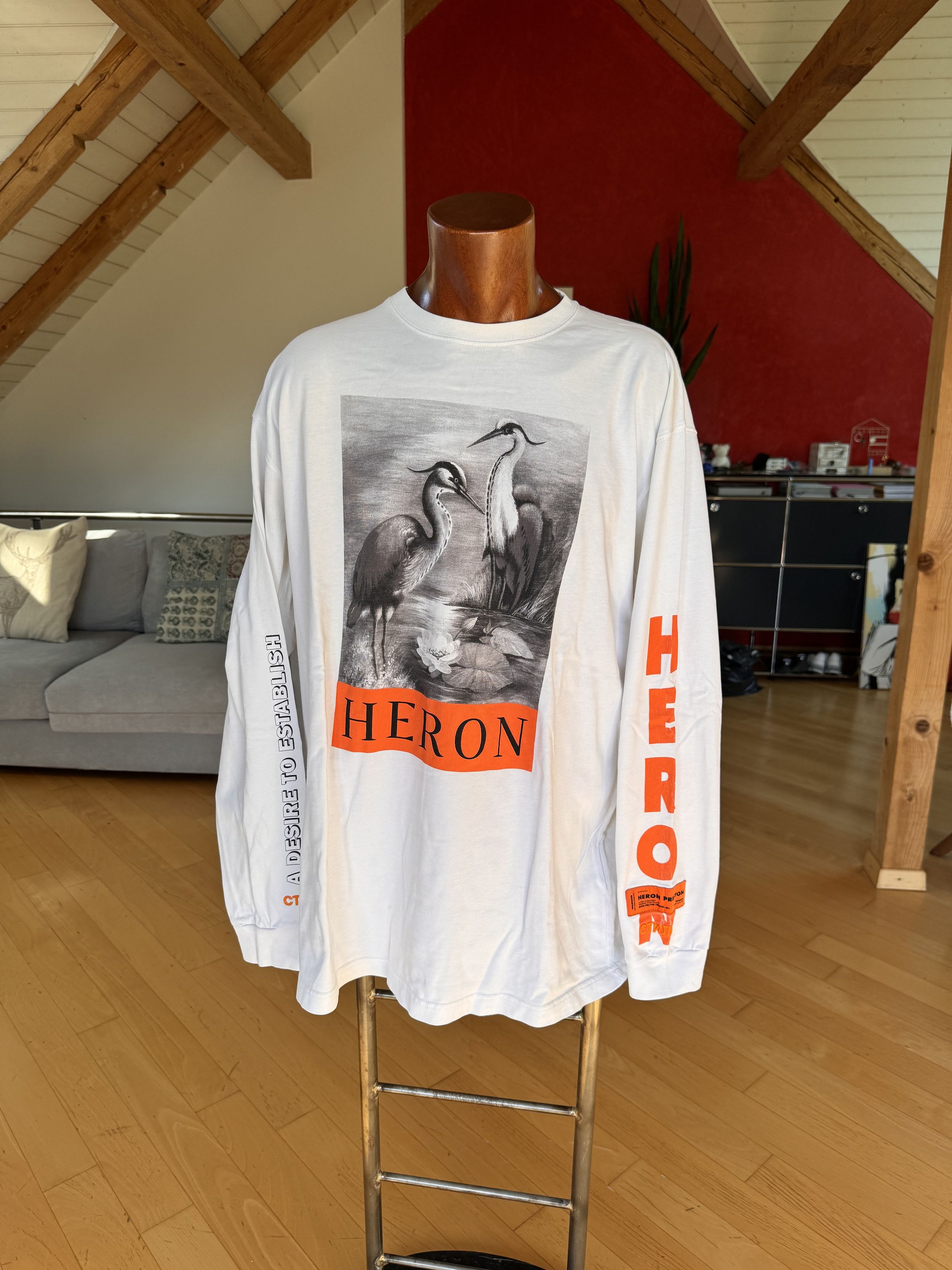 Heron Preston Heron Preston Long Sleeve Size US L / EU 52-54 / 3 - 1 Thumbnail