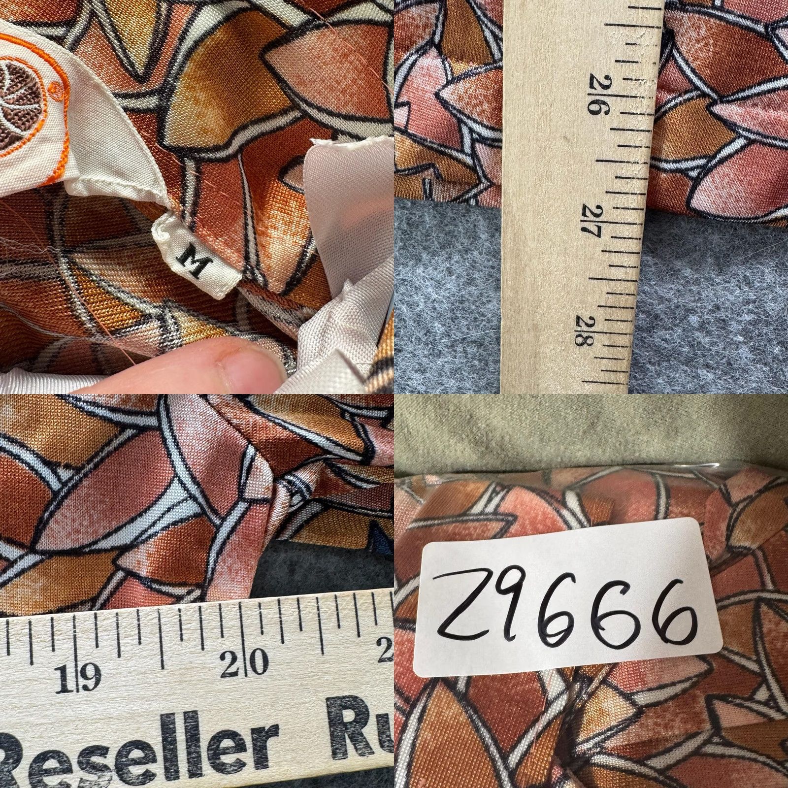 Vintage VINTAGE Hukapoo Shirt Mens M Orange Floral Nylon Disco Button Up 70s Taiwan Size US M / EU 48-50 / 2 - 8 Thumbnail