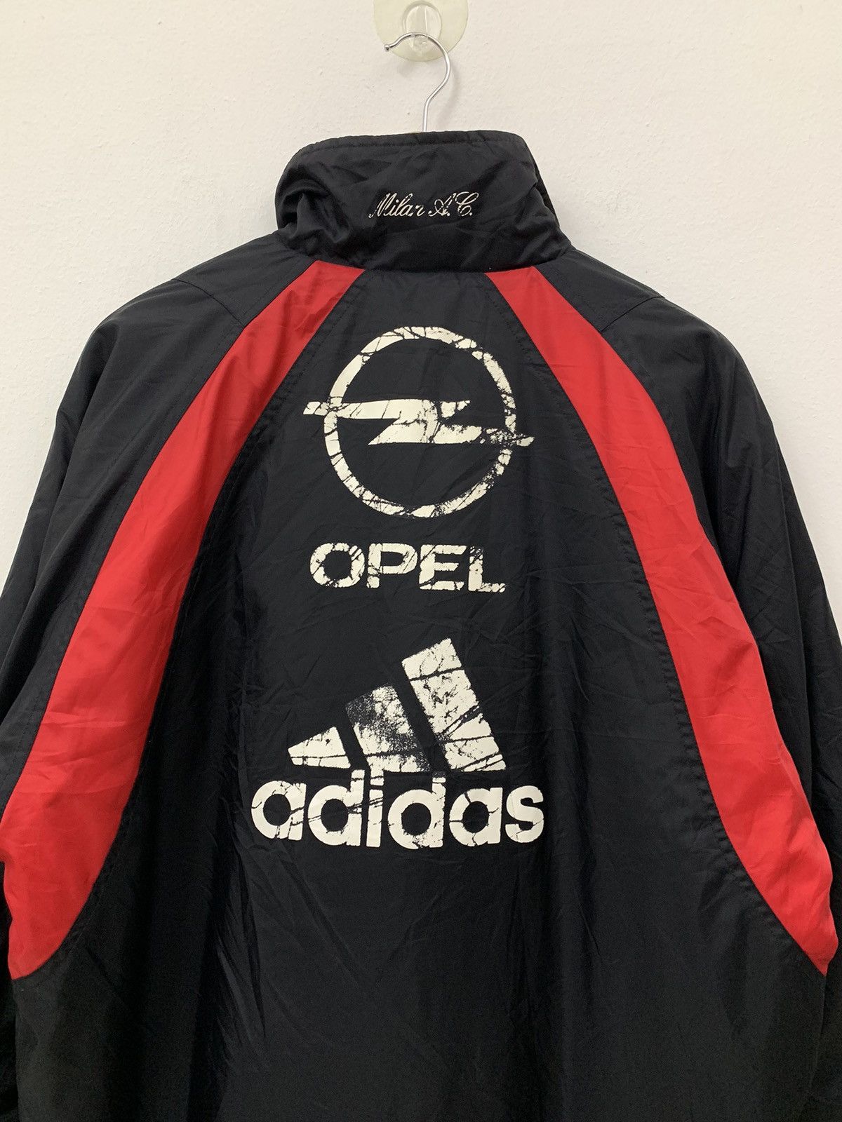 Adidas × Vintage Vintage AC Milan Long Jacket Size US L / EU 52-54 / 3 - 9 Thumbnail