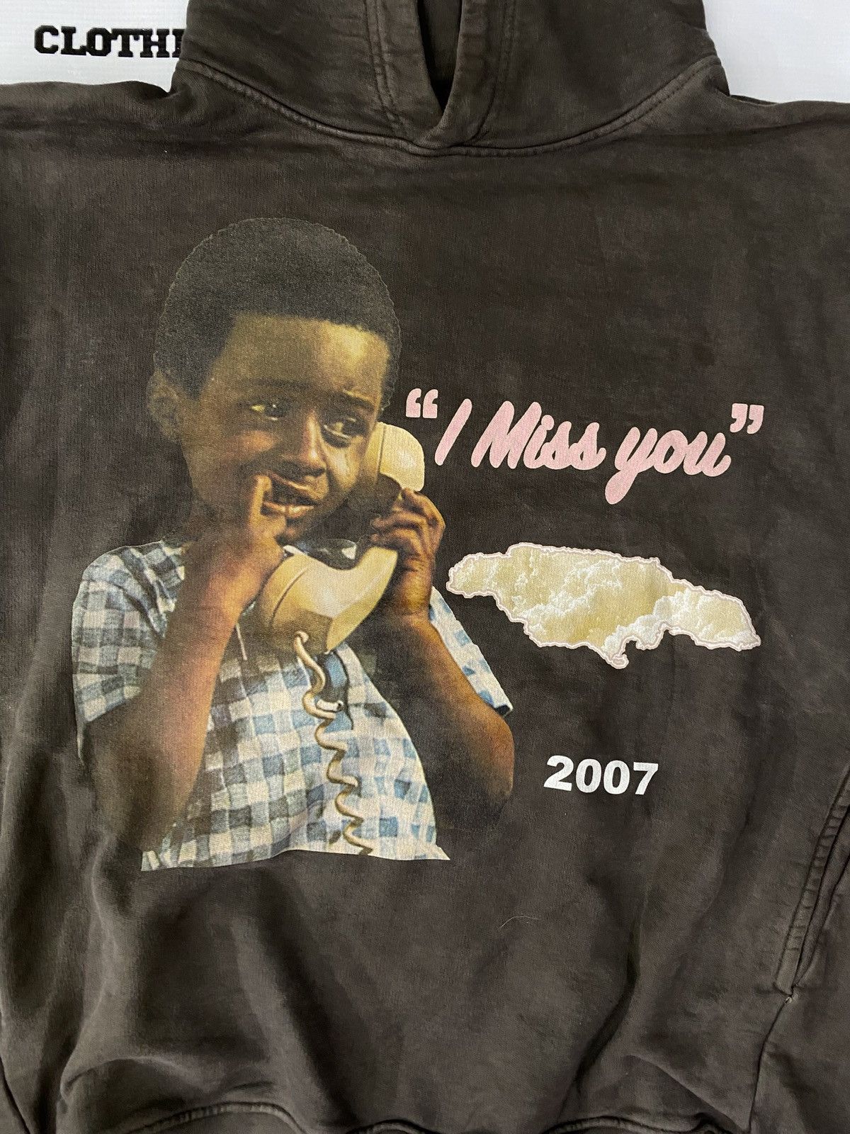 Rap Tees VINTAGE COLDxLONDON "Daphne" I MISS YOU HOODIE. Size US L / EU 52-54 / 3 - 4 Thumbnail