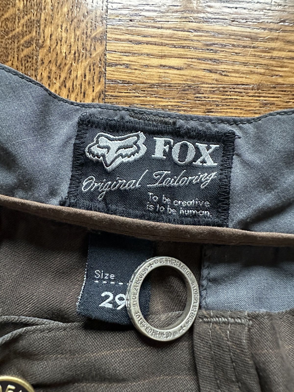 Fox Racing × Vintage Vintage Y2K Fox Racing Embroidered Pinstripe Shorts Size US 30 / EU 46 - 6 Thumbnail