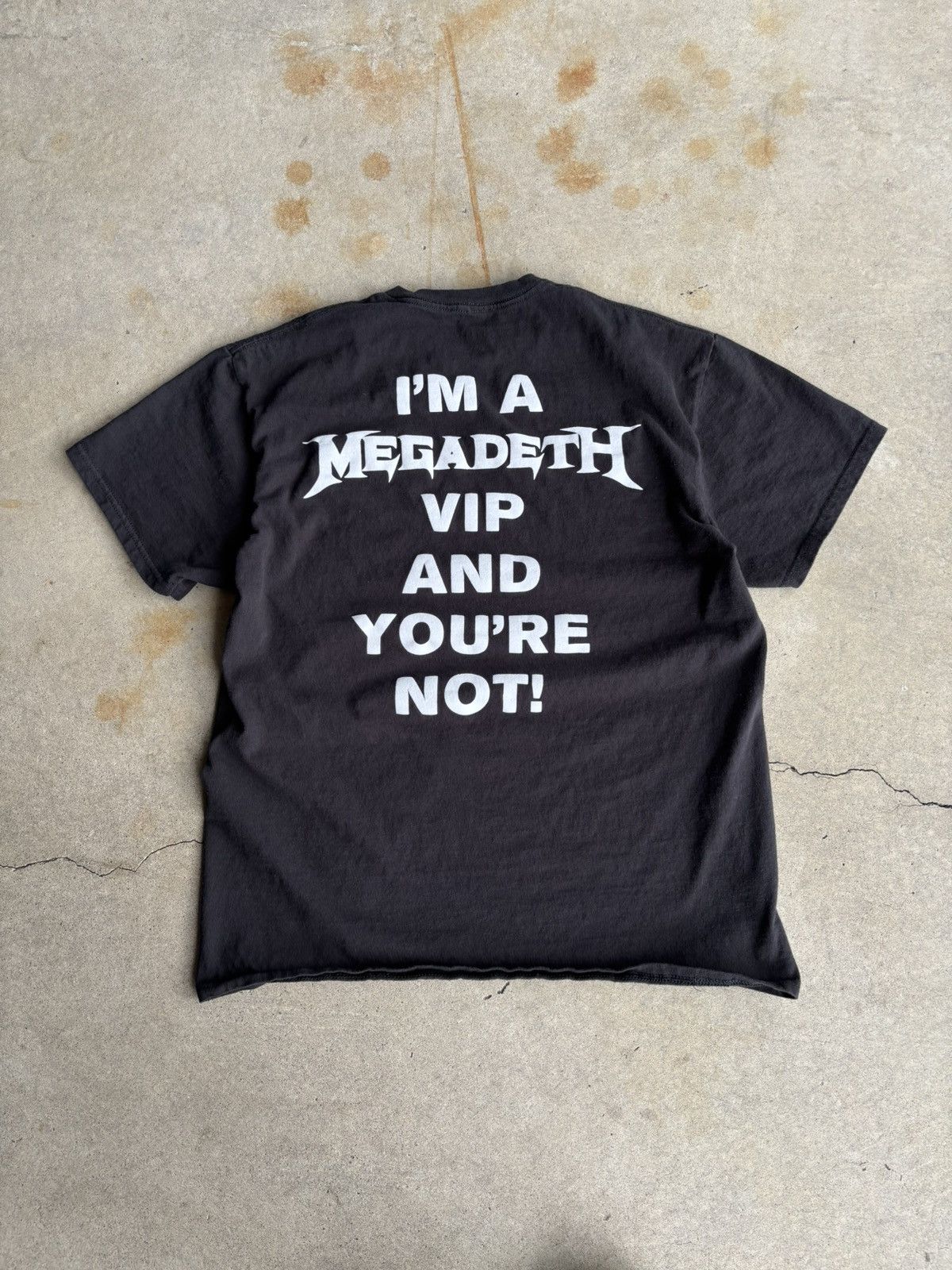 Band Tees Crazy Megadeth VIP 2023 Official Tour Shirt Size US L / EU 52-54 / 3 - 2 Thumbnail