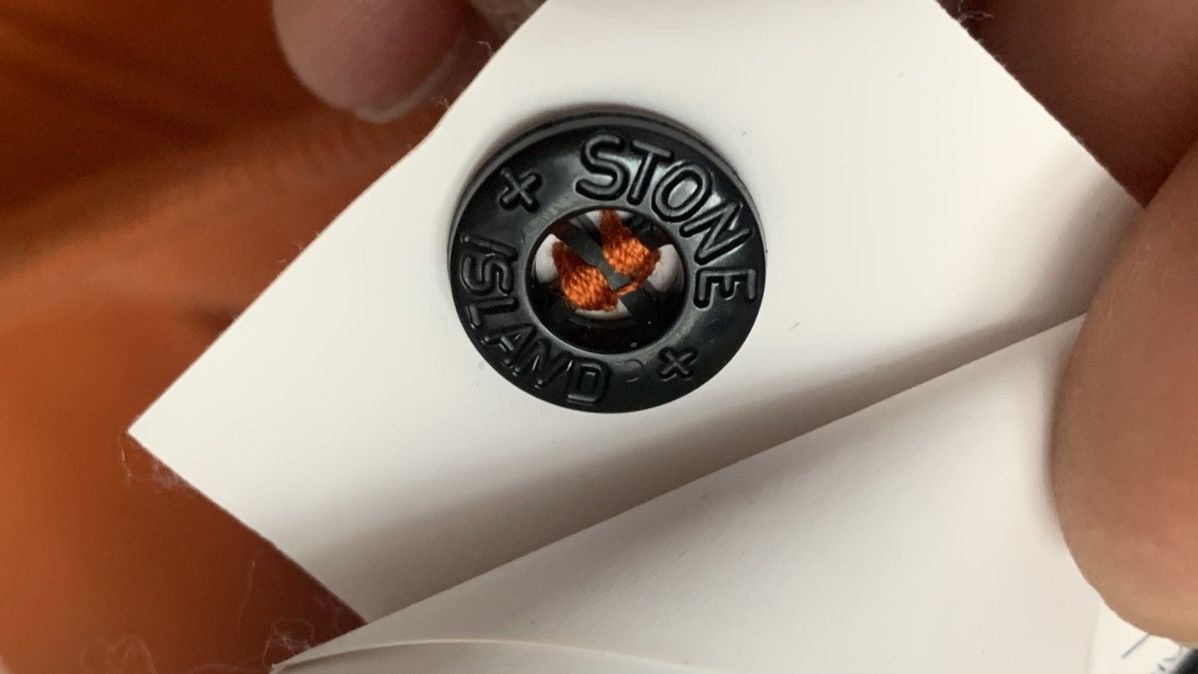 Stone Island Stone Island Orange Crewneck Sweatshirt Size M Size US M / EU 48-50 / 2 - 12 Thumbnail
