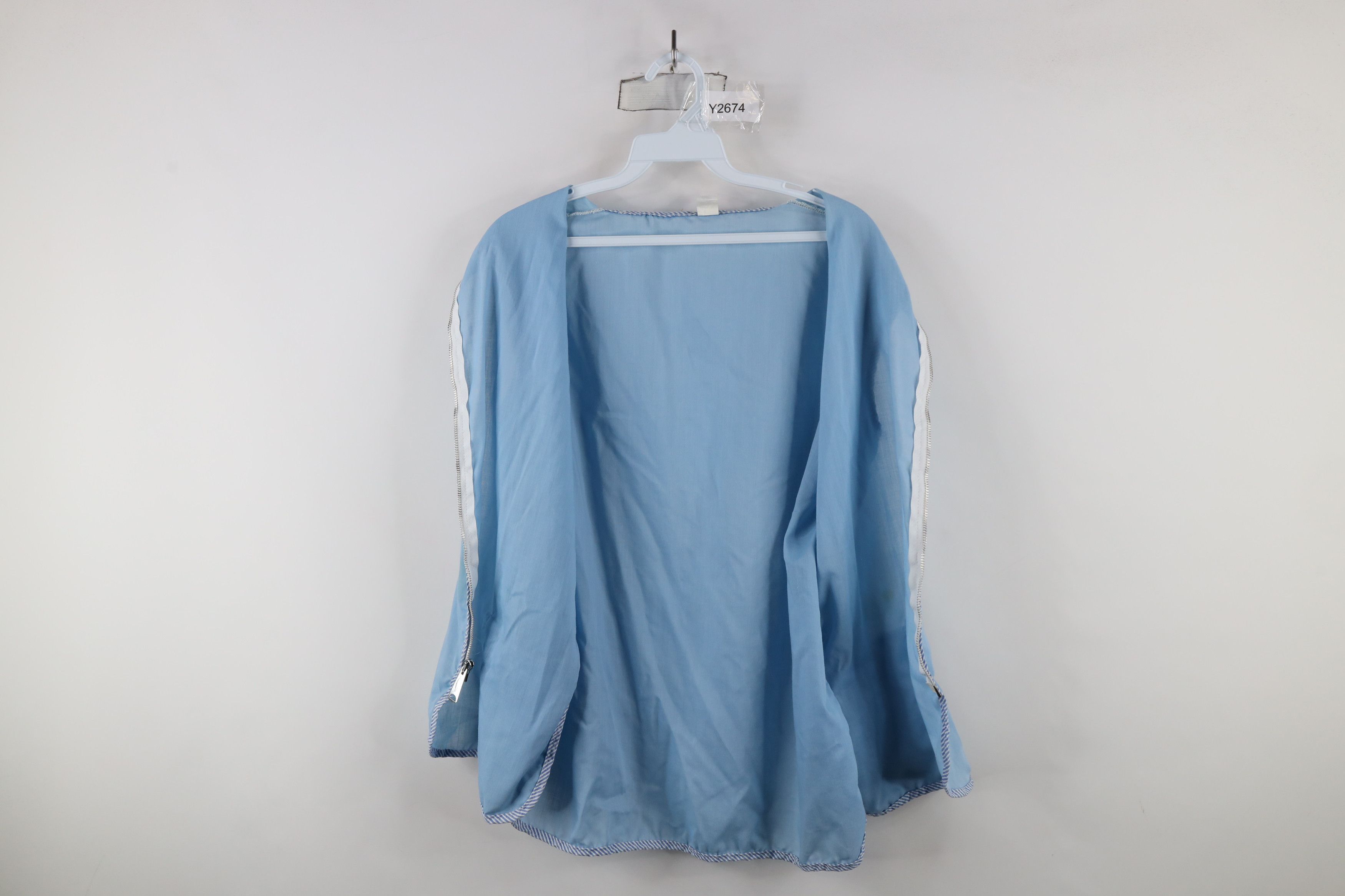 Vintage Vintage 60s 70s Streetwear Striped Full Zip Vest USA Size M / US 6-8 / IT 42-44 - 10 Thumbnail