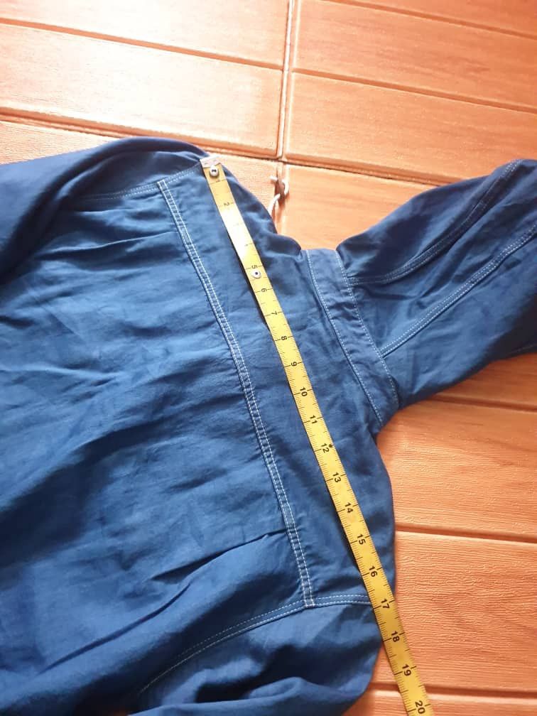 Japanese Brand 💥SILAS Japanese brand harajuku blue colour hoodie chambray Size US M / EU 48-50 / 2 - 10 Thumbnail