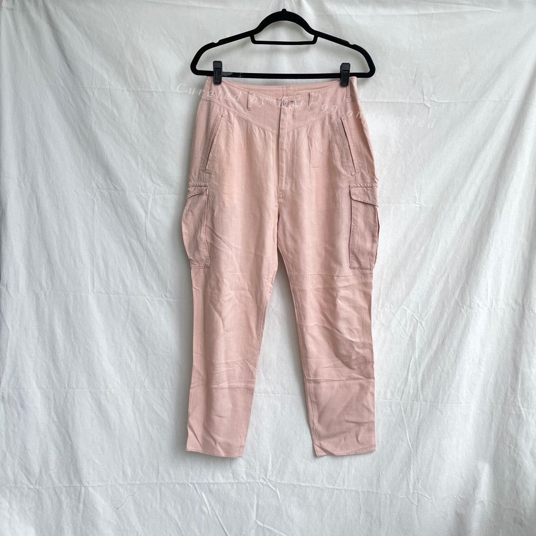 Julius Julius Tapered Pink Women's Pants Size 34" / US 12 / IT 48 - 1 Thumbnail