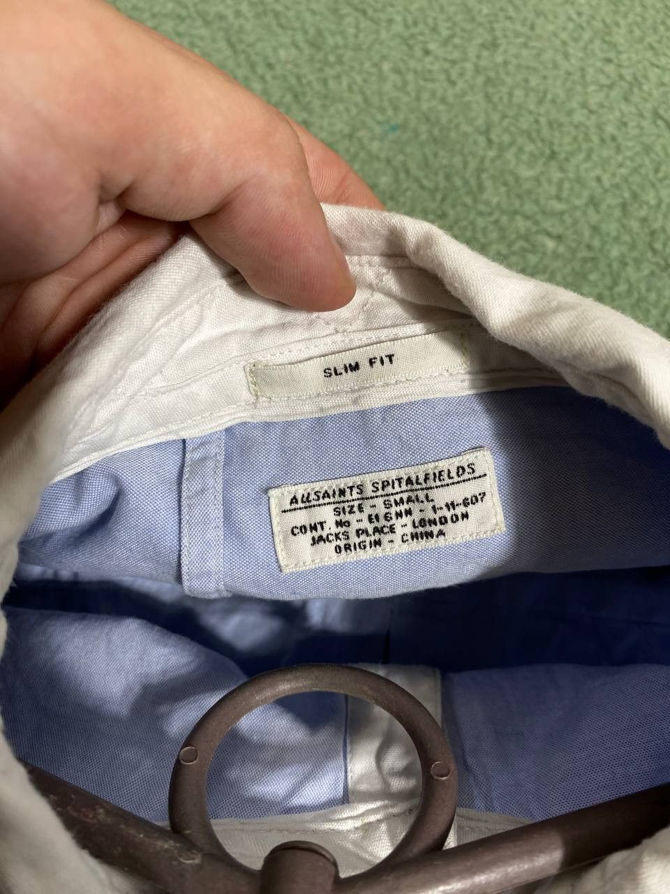 Allsaints Allsaints Long Sleeve Shirt Streetwear Y2k Style Slim Fit Size US M / EU 48-50 / 2 - 2 Thumbnail