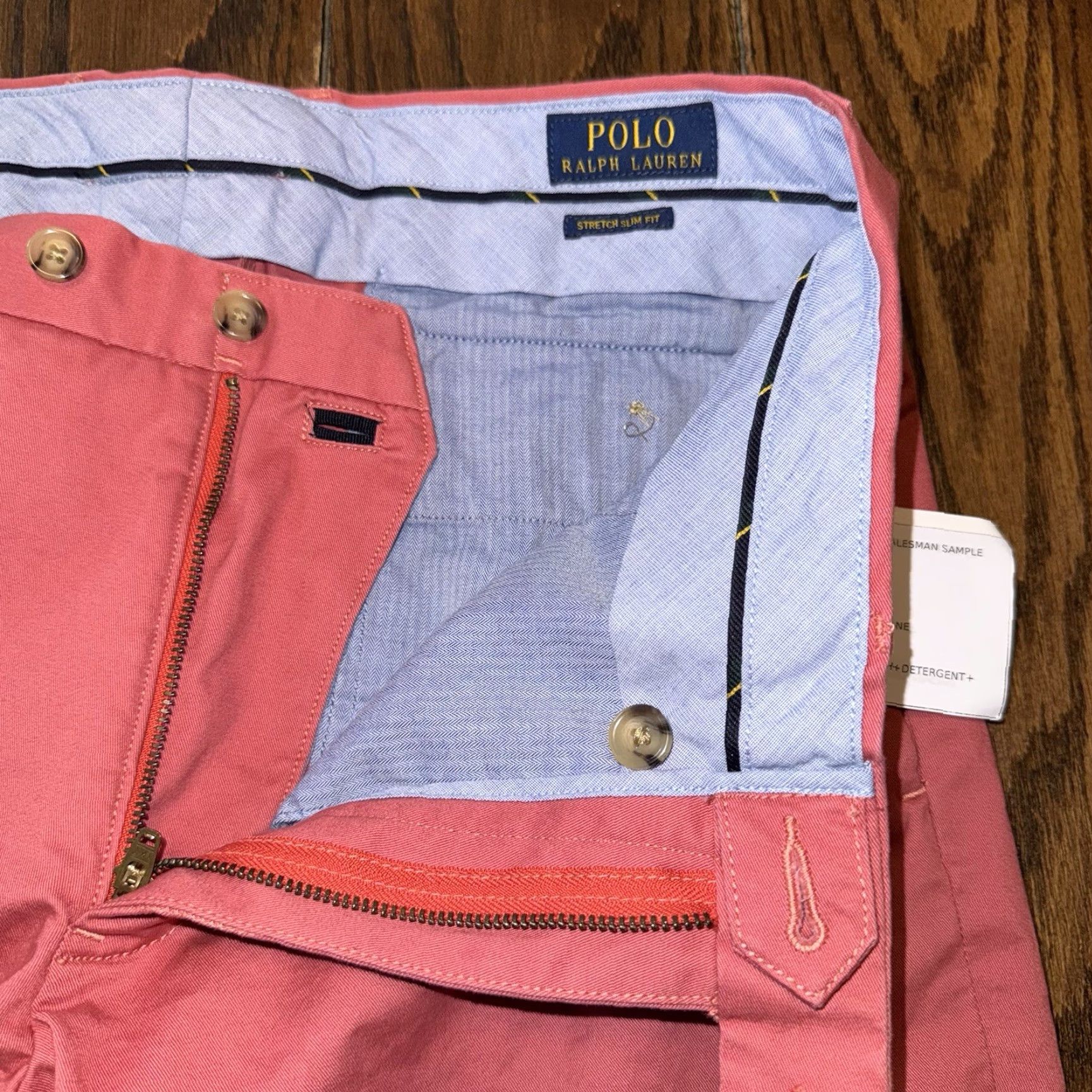 Polo Ralph Lauren Polo Ralph Lauren Pink Slim Fit Stretch Chino Pants Men’s 32x32 New Size US XS / EU 42 / 0 - 4 Thumbnail