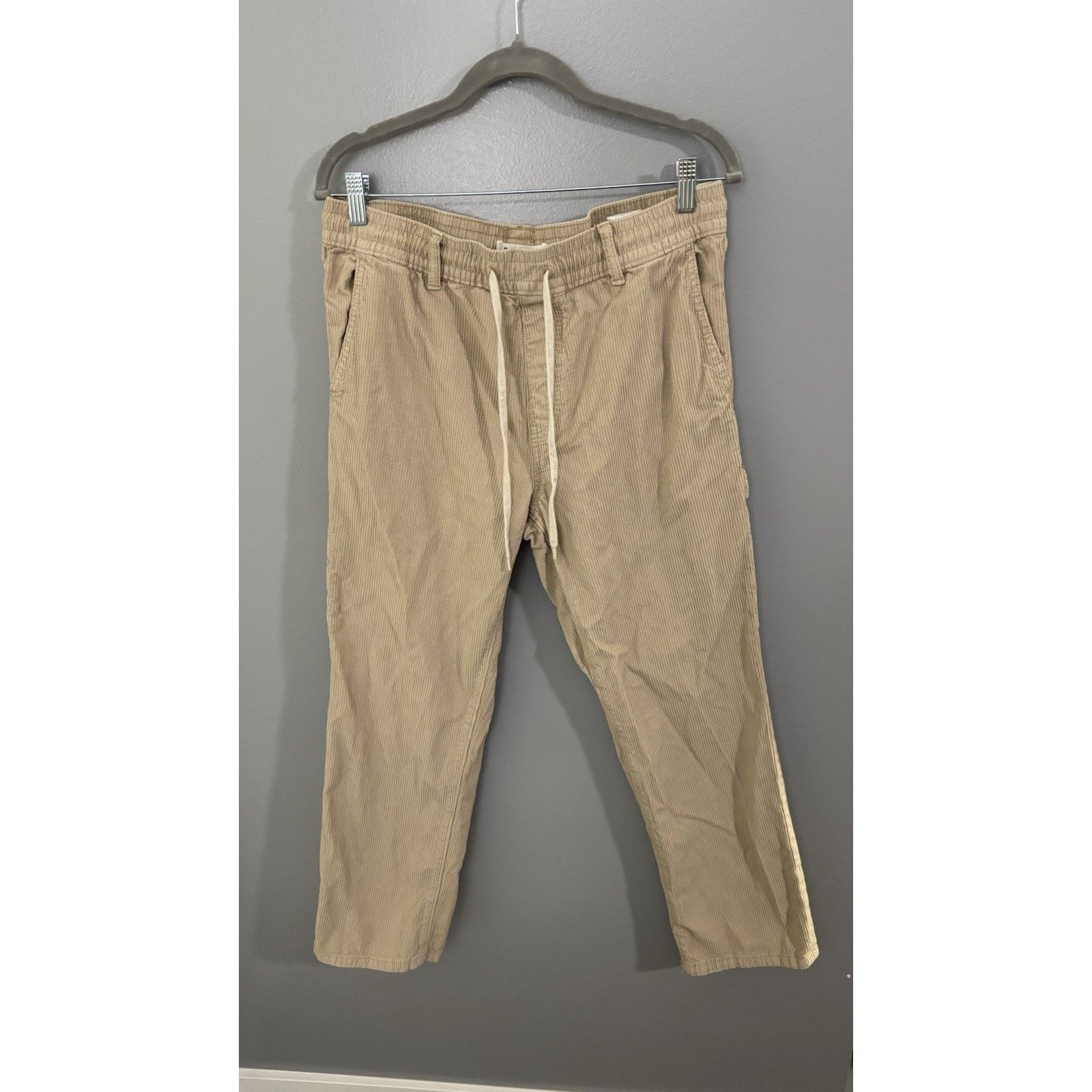 Pacsun Pacsun Beige Ribbed Straight Pants Medium Size US 28 / EU 44 - 1 Thumbnail