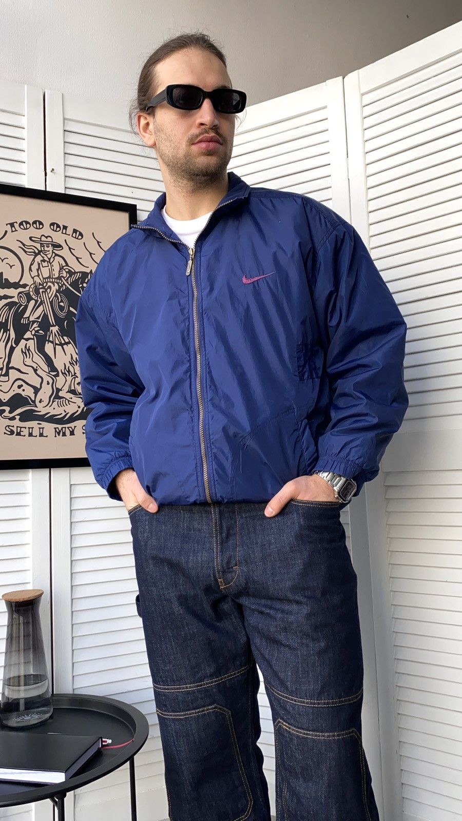 Nike × Vintage X3 Items Nike Jacket / Reebok Shirt / Nike Hat Size US L / EU 52-54 / 3 - 1 Thumbnail