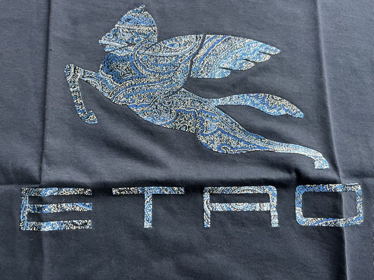 Etro Etro pegusus logo tshirt Size US S / EU 44-46 / 1 - 3 Thumbnail