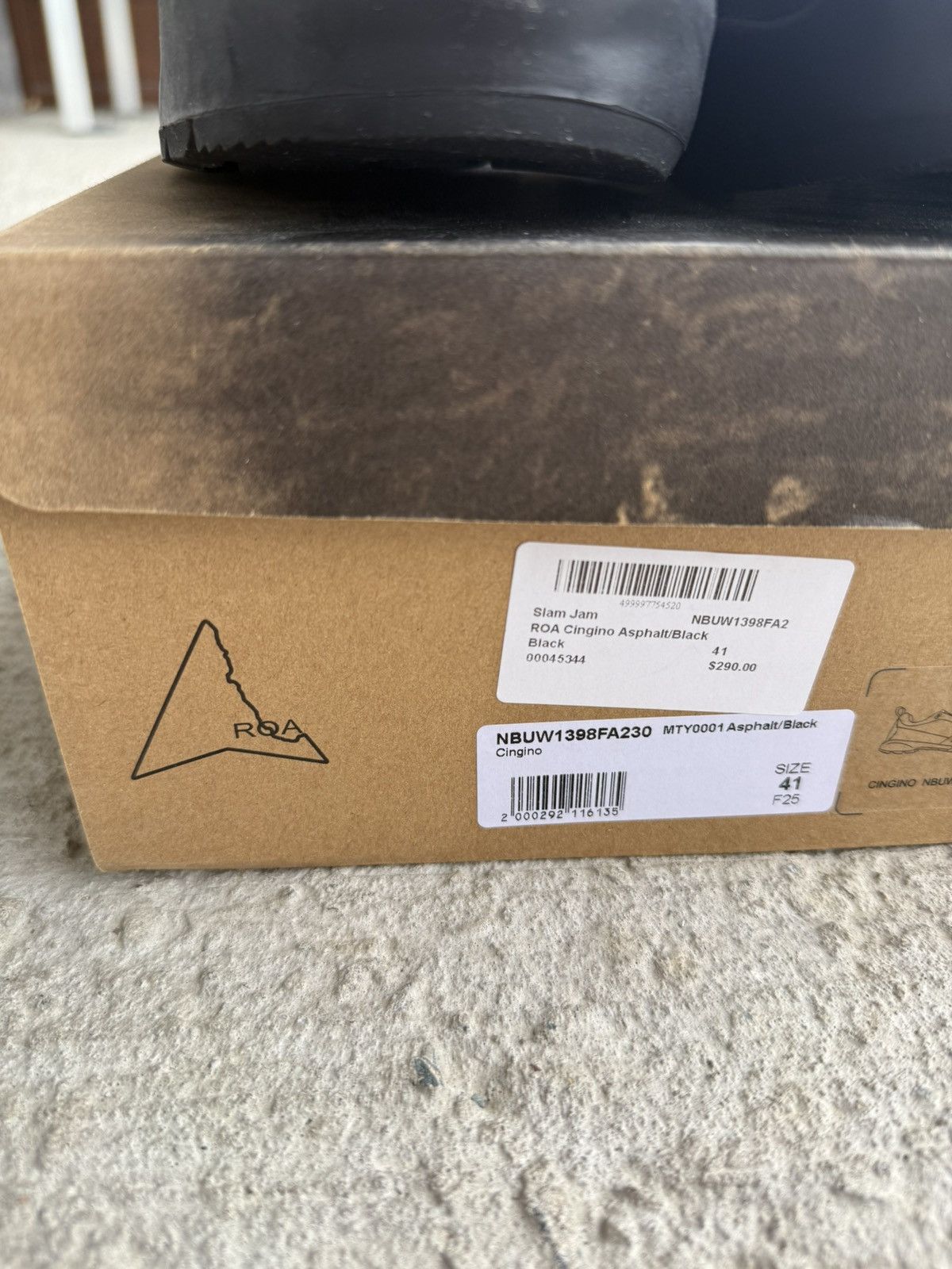 ROA ROA Cingino Vibram Sneakers Asphalt Black Size US 8 / EU 41 - 5 Thumbnail