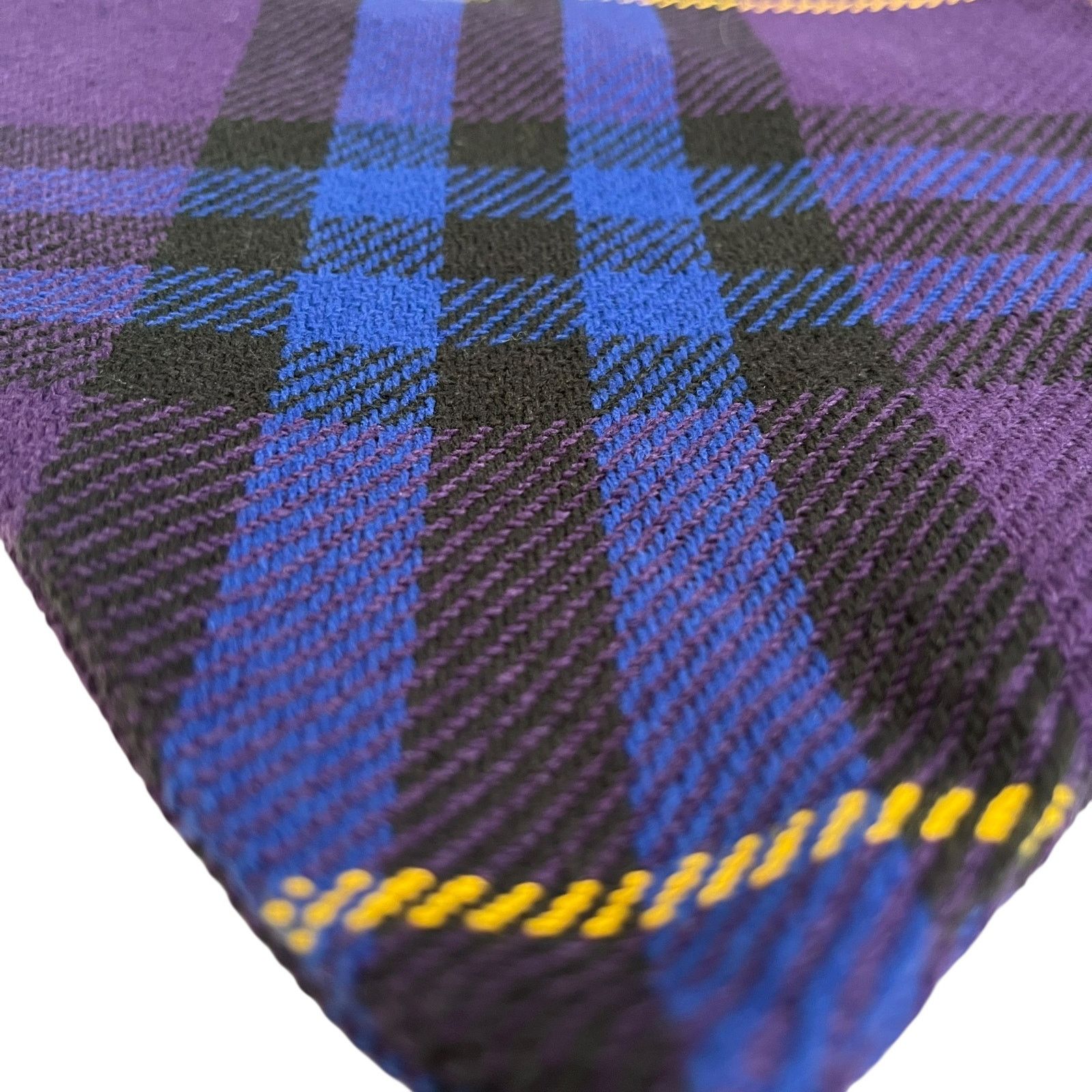 Burberry Burberry Purple Check Recycled Cotton Large Shopper Tote Bag Size ONE SIZE - 9 Thumbnail