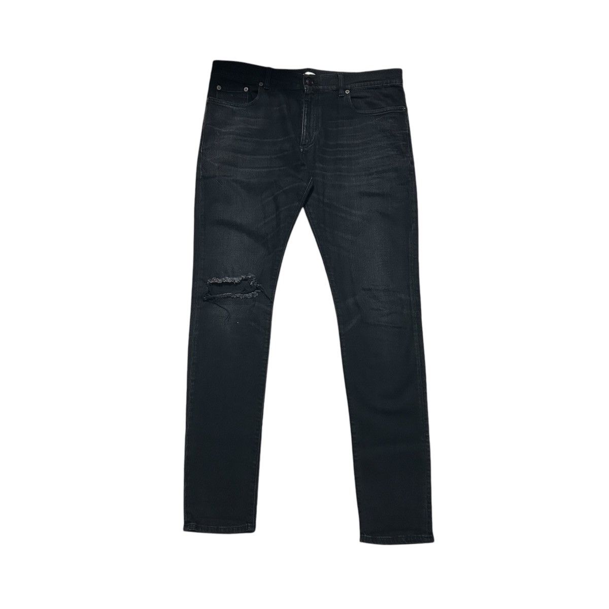 Saint Laurent Destroyed Jeans | Grailed