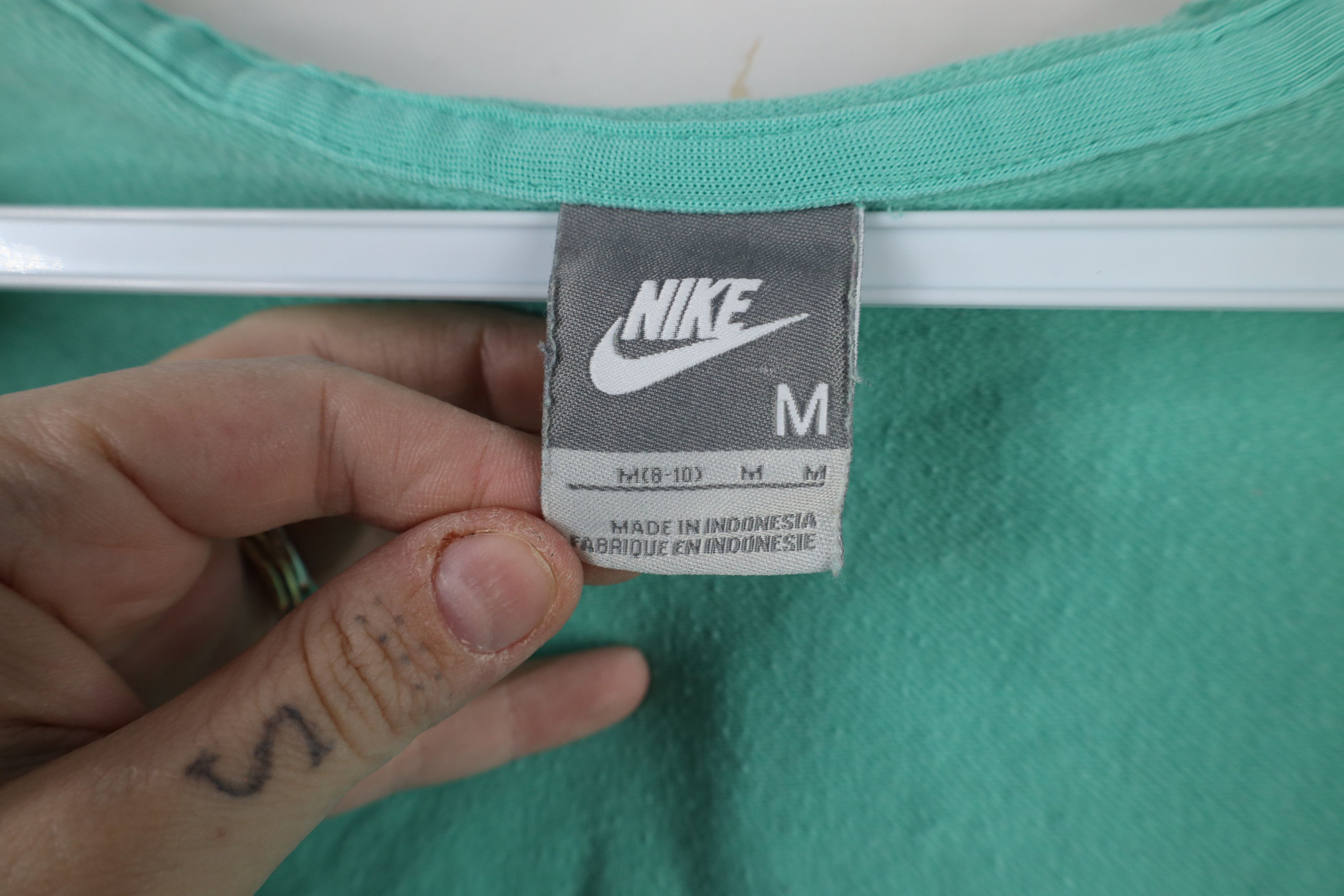 Nike × Vintage Vintage Y2K Nike Babydoll Cropped Short Sleeve Hoodie Size M / US 6-8 / IT 42-44 - 10 Thumbnail