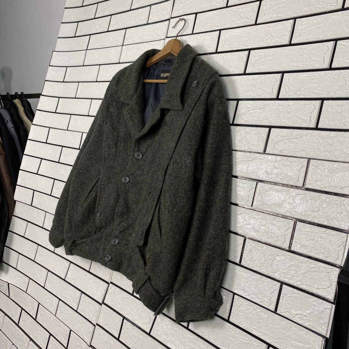 Vintage 📌Bondage Double Collar Wool Jacket Mr Drigo Issey Miyake Size US L / EU 52-54 / 3 - 3 Thumbnail