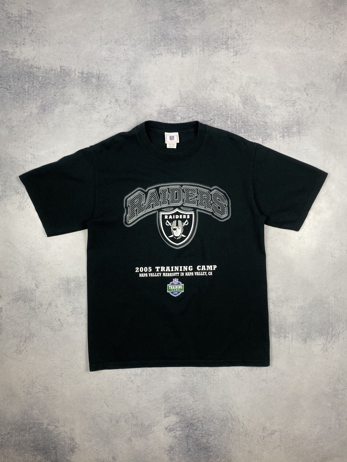 NFL Vintage 2005 Oakland Raiders NFL Football Graphic T Shirt Size US M / EU 48-50 / 2 - 2 Thumbnail