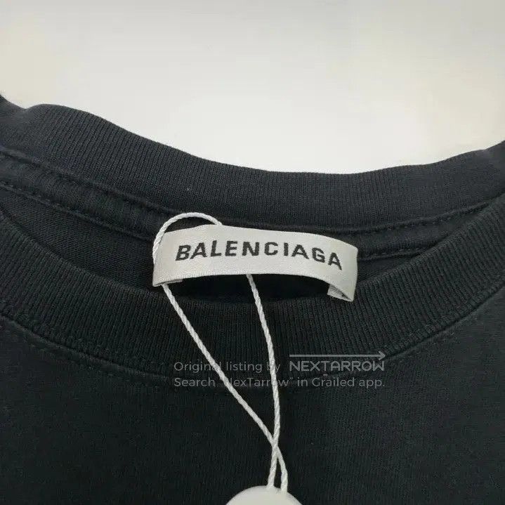Balenciaga Balenciaga Casual Black Short Sleeve T. Size US XS / EU 42 / 0 - 3 Thumbnail