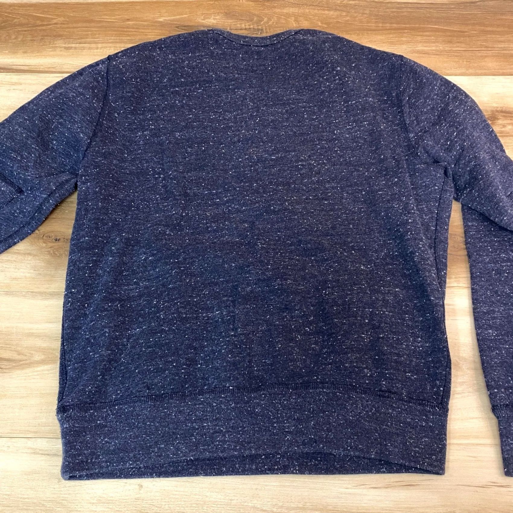 J.Crew J.Crew Sweatshirt Fleece Navy Blue Crewneck Men M Elbow Pad Vintage? No Size US M / EU 48-50 / 2 - 7 Thumbnail