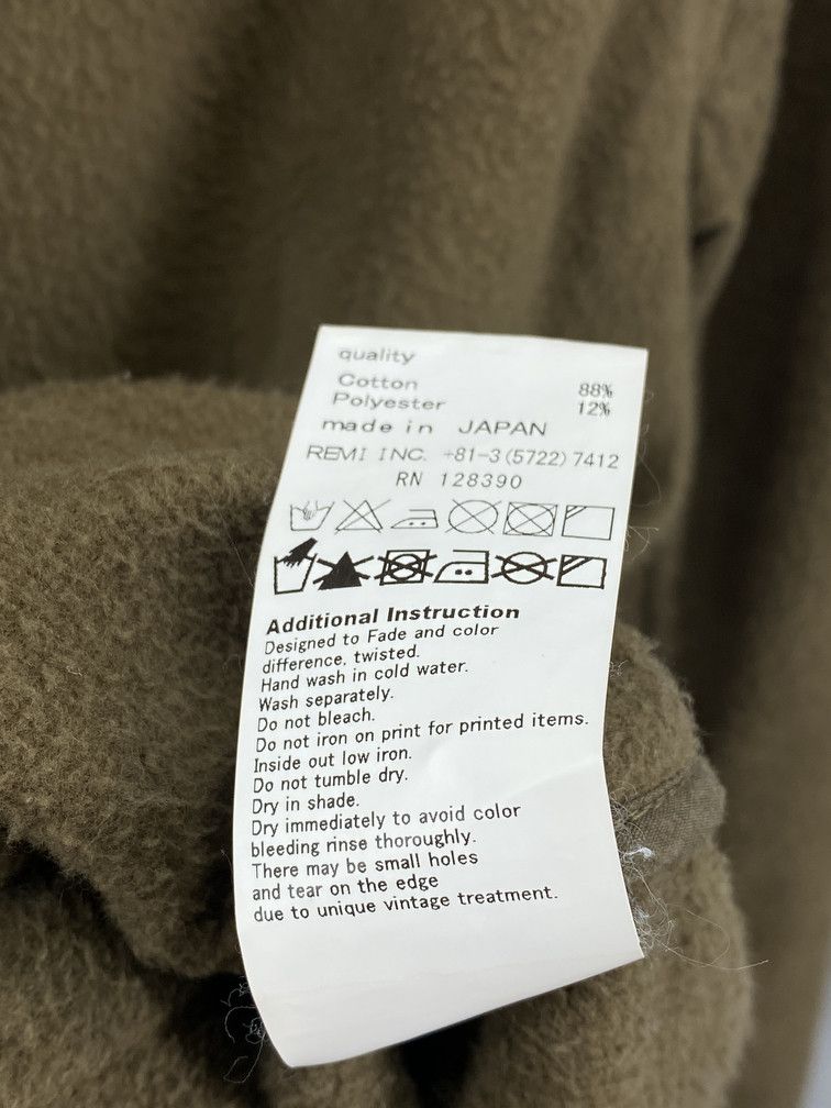 Remi Relief Fleece Cotton Overcoat Size US L / EU 52-54 / 3 - 5 Thumbnail