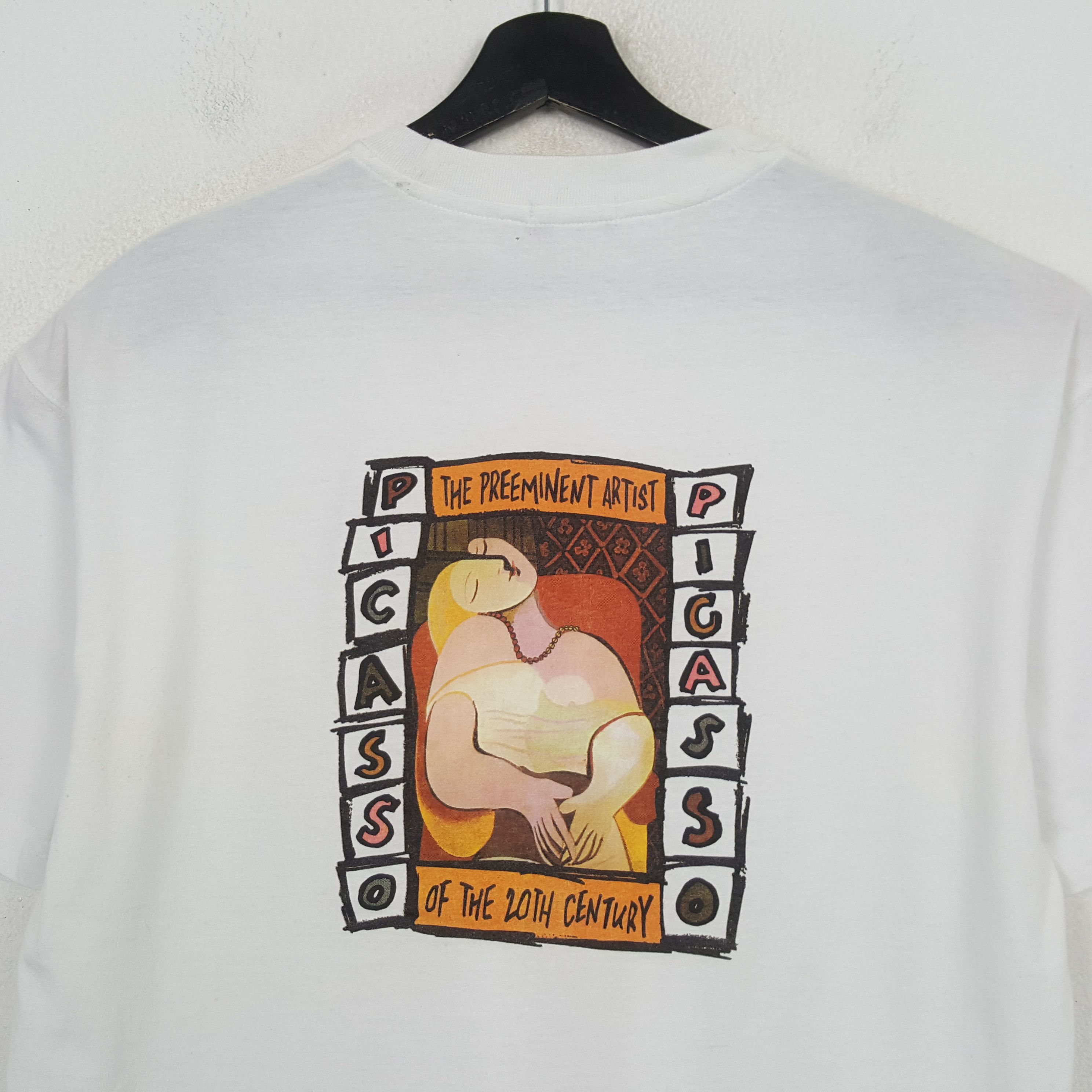 Vintage Picasso Tshirt C301N10 Size US L / EU 52-54 / 3 - 2 Thumbnail