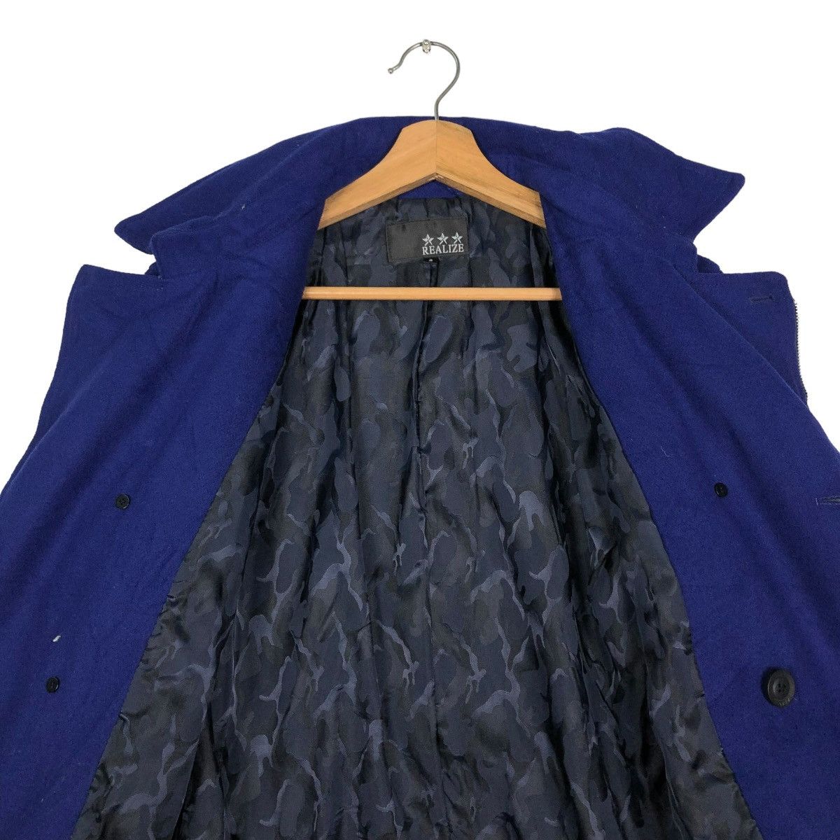 Hysteric Glamour 🔥VINTAGE WOOL BIKER JACKET REALIZE JAPAN DOUBLE COLLAR Size US M / EU 48-50 / 2 - 14 Thumbnail