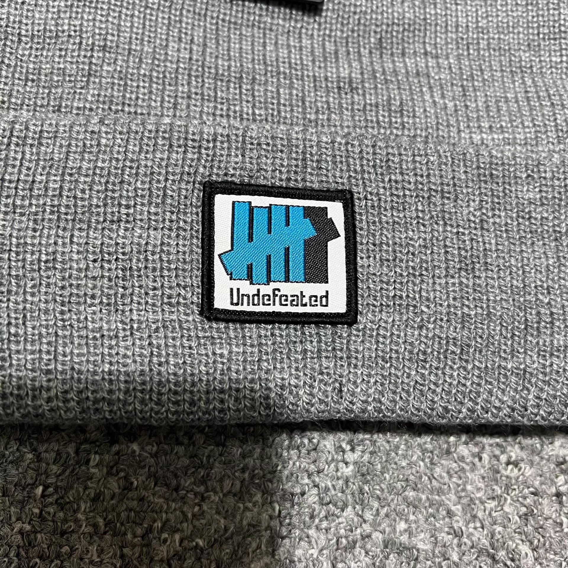 Undefeated Undefeated Patch Embroidered Knit Beanie Q7 Size ONE SIZE - 9 Thumbnail