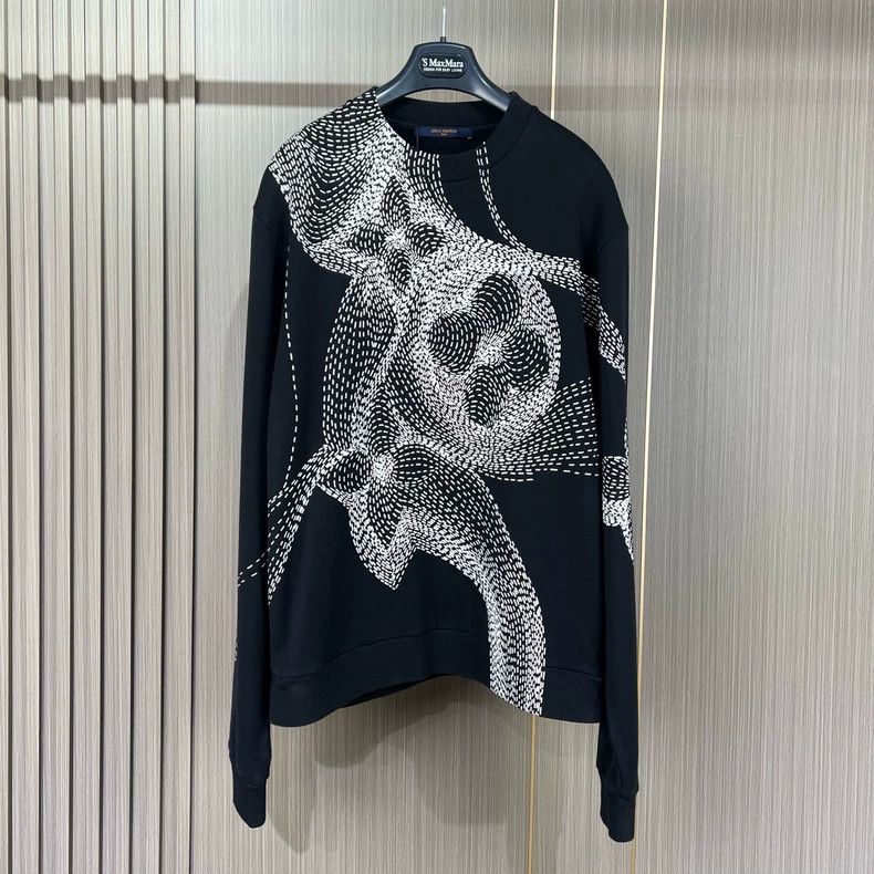 Louis Vuitton LOUIS VUITTON Sketch print sweatshirt 2504-Nextarrow Size US L / EU 52-54 / 3 - 1 Thumbnail