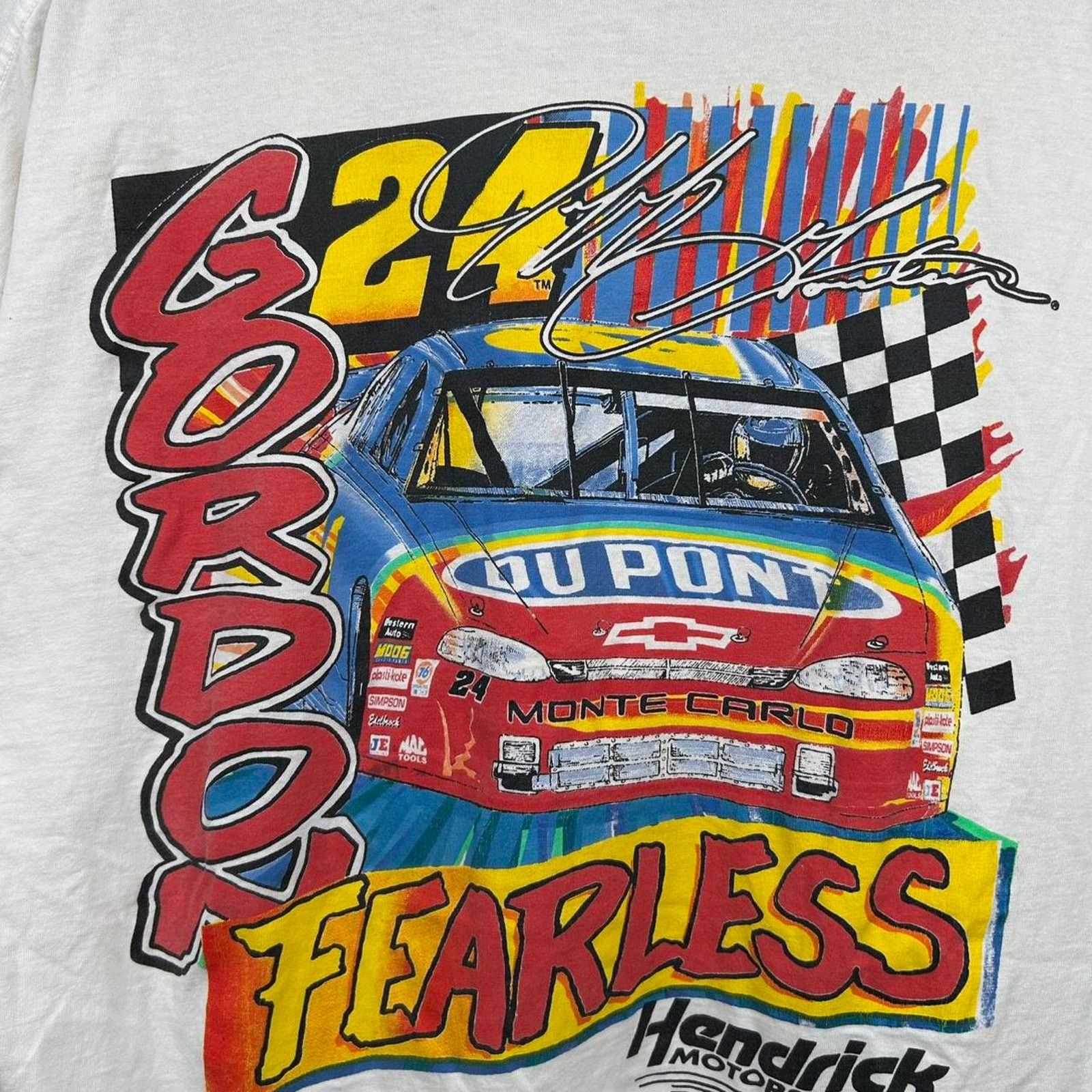 Chase Authentics Vintage 1998 Jeff Gordon Fearless NASCAR Graphic Tee X-Large Size US XL / EU 56 / 4 - 3 Thumbnail