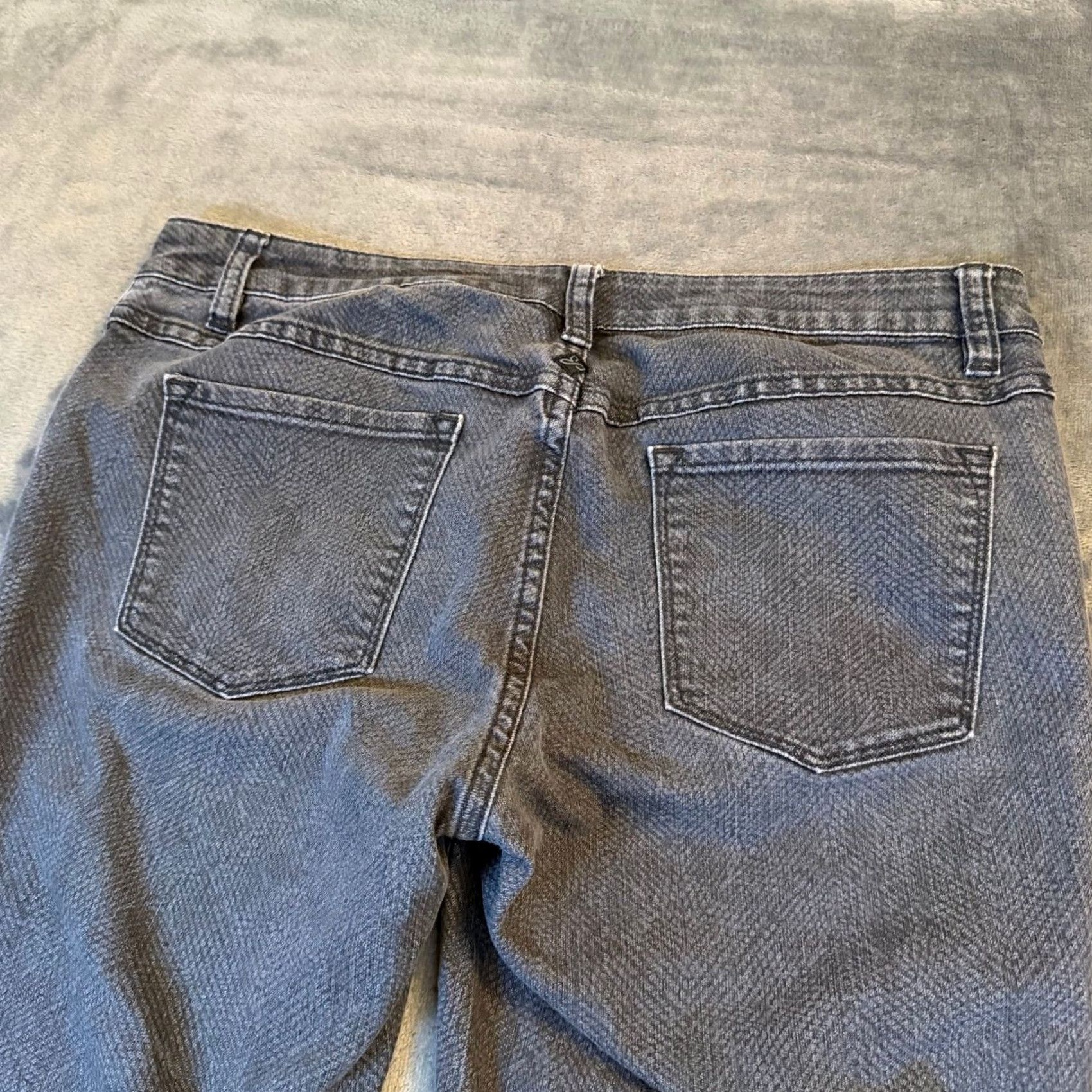 Prana prAna Kara Jeans Womens Size 10 Gray Stretch Organic Cotton Denim 5-Pocket Slim Skinny Moderate Rise GrAy Size 32" / US 10 / IT 46 - 3 Thumbnail