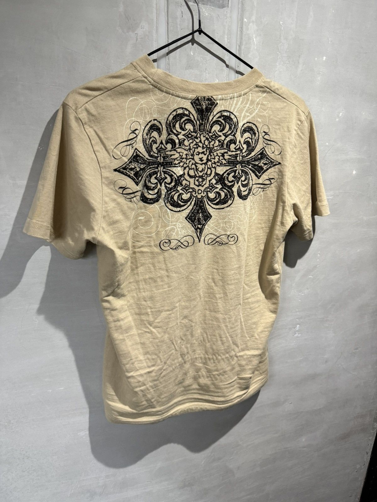 Brooklyn Xpress Y2K Vintage Brooklyn Xpress Rhinestones Tattoo Tshirt Size US M / EU 48-50 / 2 - 10 Thumbnail