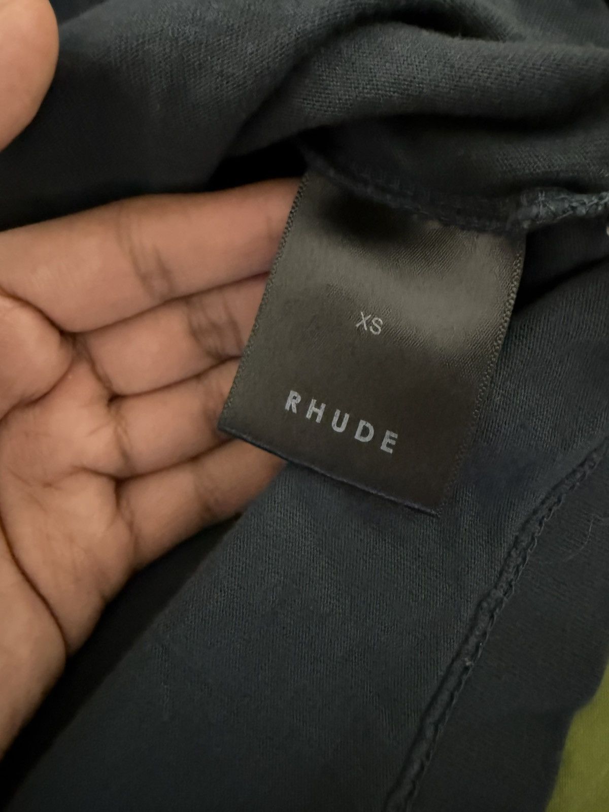 Rhude Mens Rhude Black Wolf Tee Size XS Size US XS / EU 42 / 0 - 4 Thumbnail