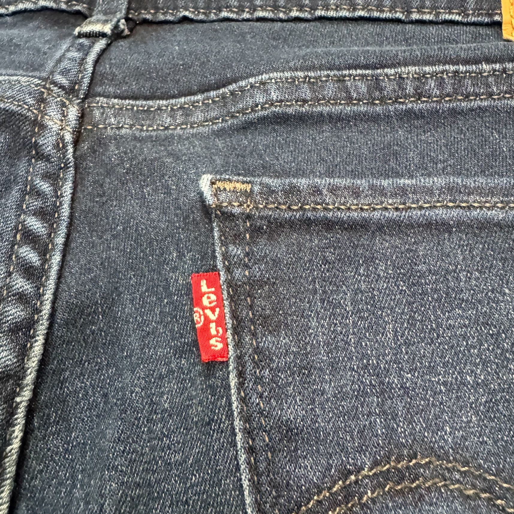 Levi's Levi's 711 Skinny Denim Jeans Womens 30 Dark Blue Wash Mid Rise Casual Stretch Slim Fit City Grunge Classic Mens Womens Size 30" / US 8 / IT 44 - 5 Thumbnail