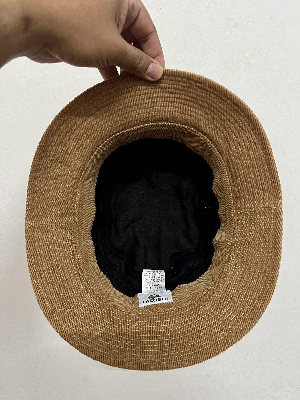 Lacoste Vintage Lacoste Corduroy Bucket Hat Size ONE SIZE - 5 Thumbnail