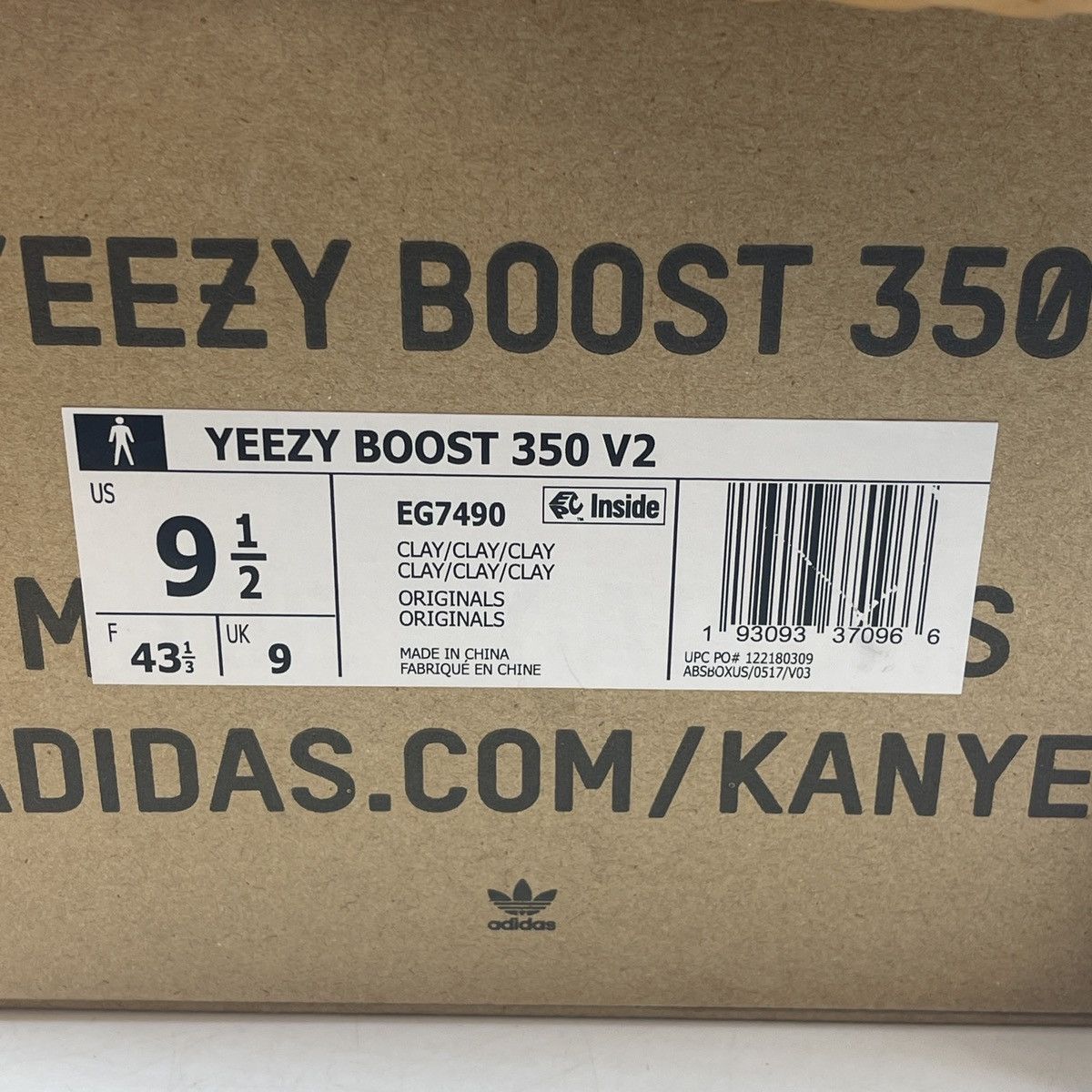 Adidas Yeezy boost 350 clay Size US 9.5 / EU 42-43 - 9 Thumbnail