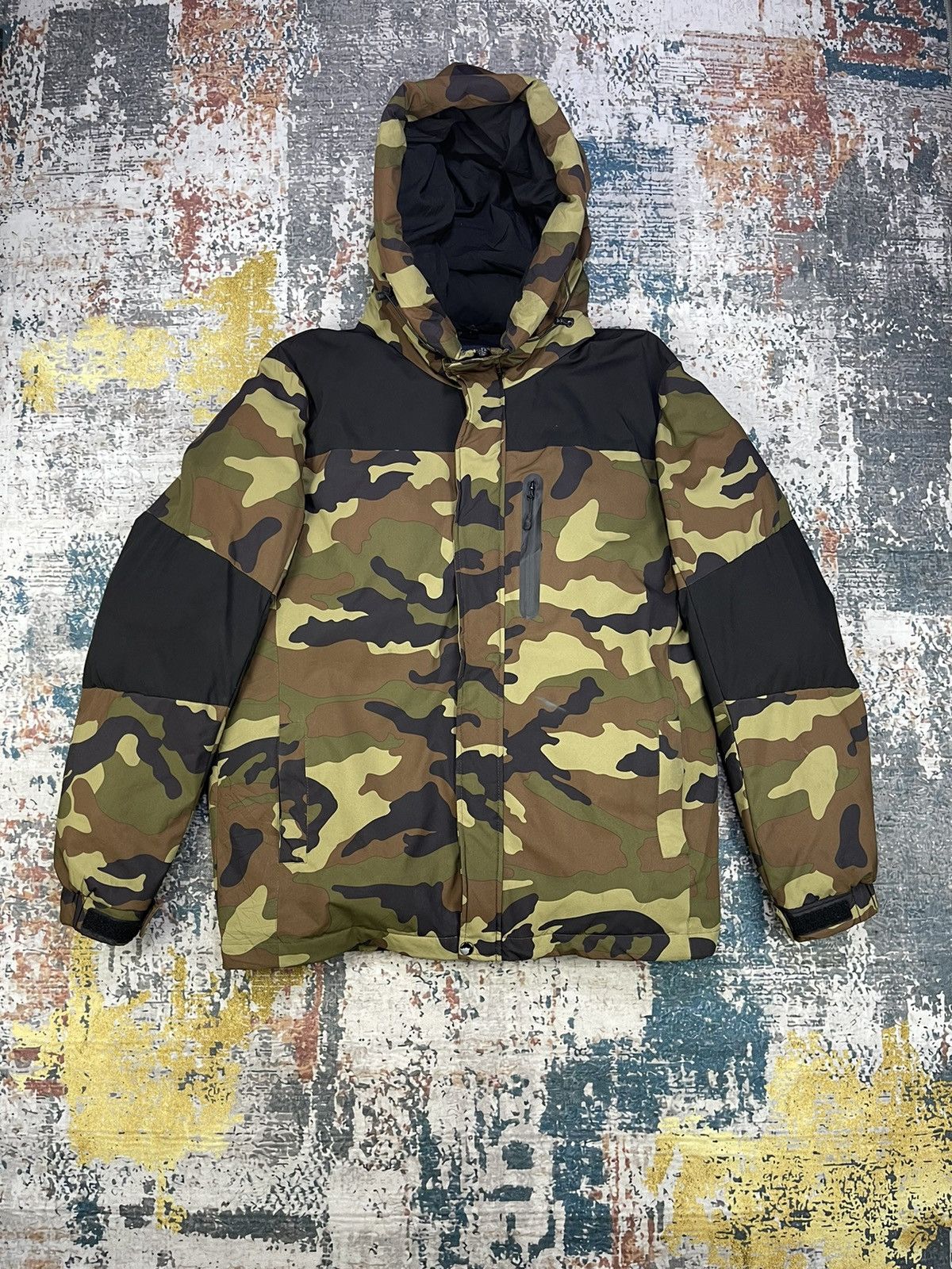Japanese Brand Hype🔥Army Camouflage Puffer Hooded Jackets Size US L / EU 52-54 / 3 - 1 Thumbnail