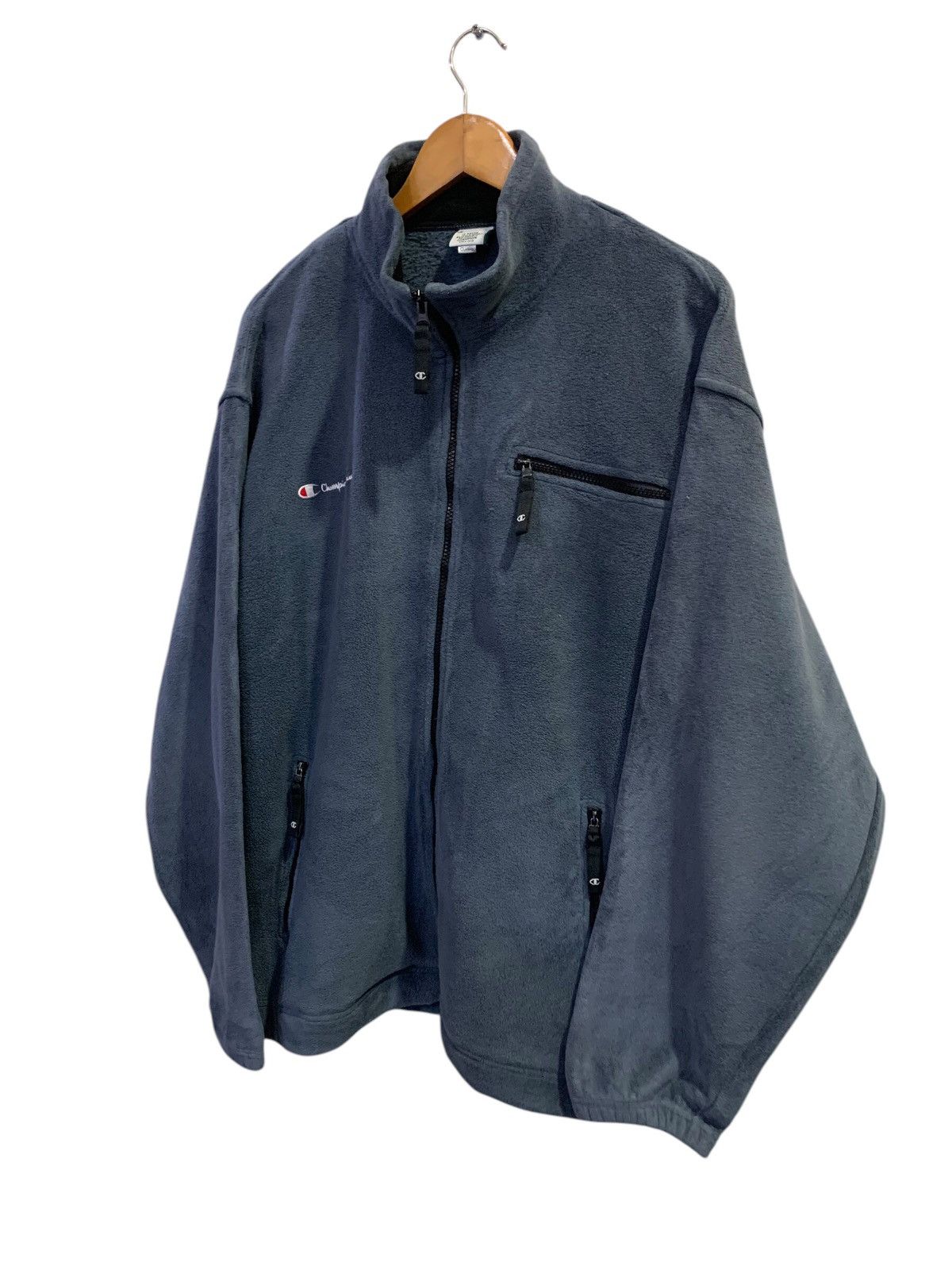 Champion × Vintage Vintage Champion Fleece Jacket Size US XL / EU 56 / 4 - 2 Thumbnail