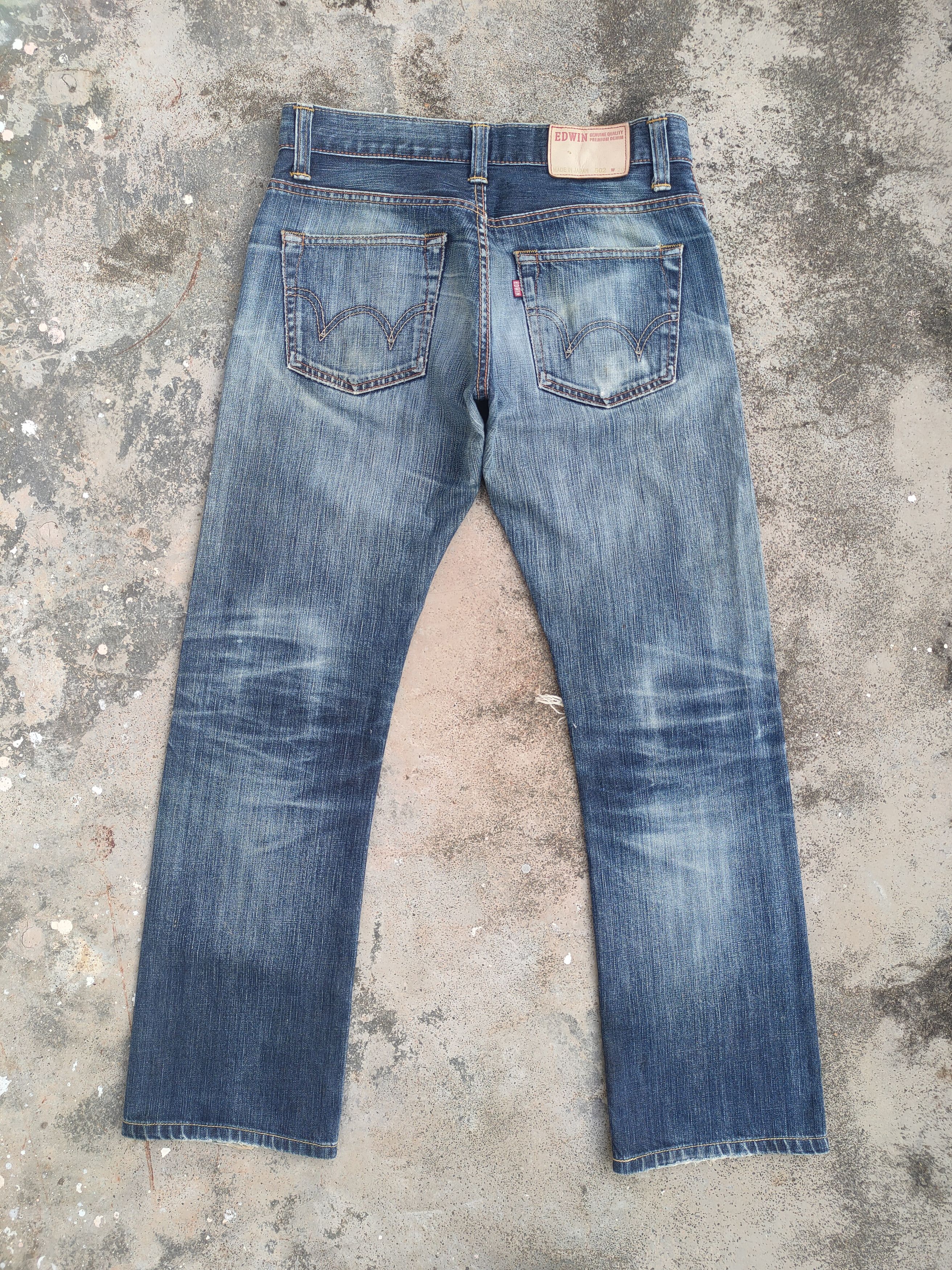 Edwin W31 vintage Edwin Distressed faded jeans denim pants Size US 31 - 1 Thumbnail