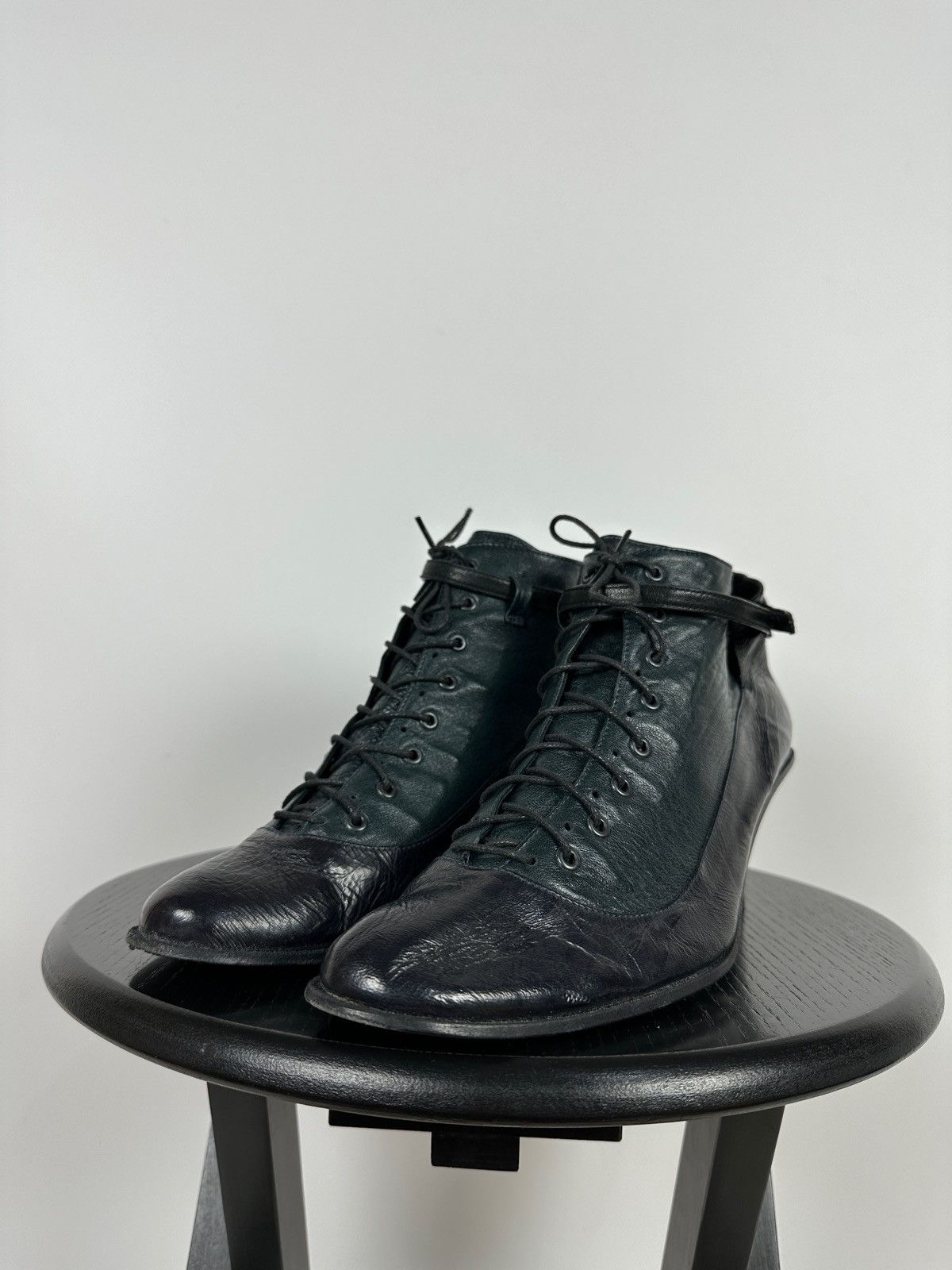 Marithe + Francois Girbaud Vintage Marithe Francois Girbaud Lace Up Ankle Boots Size US 10 / IT 40 - 11 Thumbnail