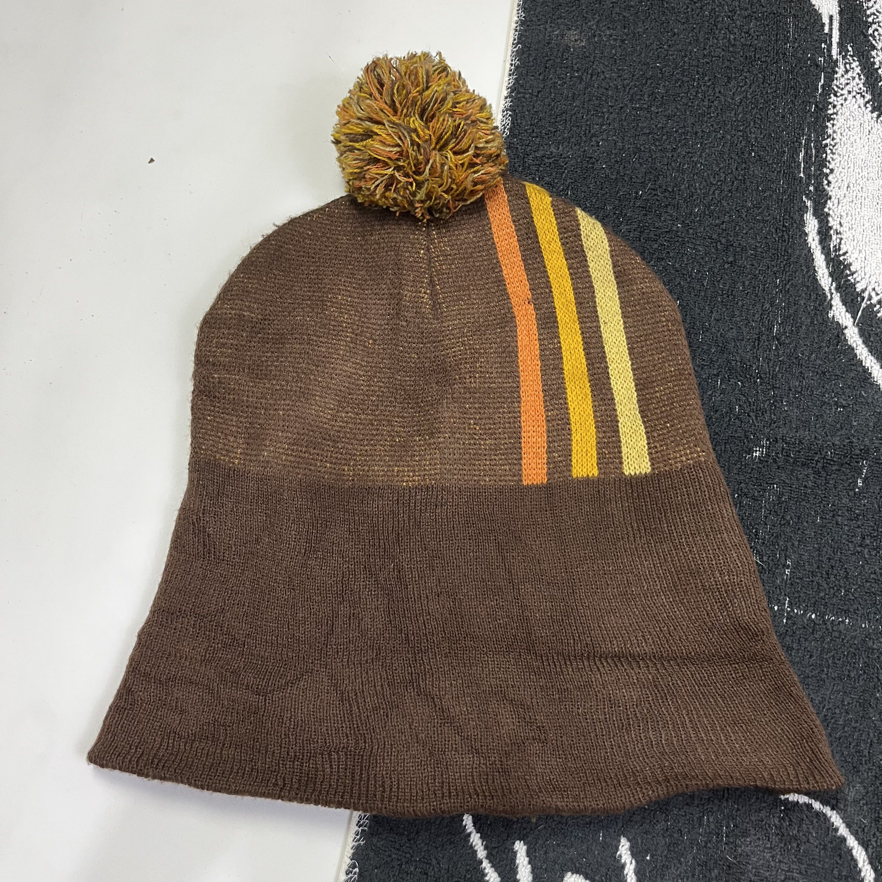 Adidas Vintage Adidas beanie hat Size ONE SIZE - 3 Thumbnail