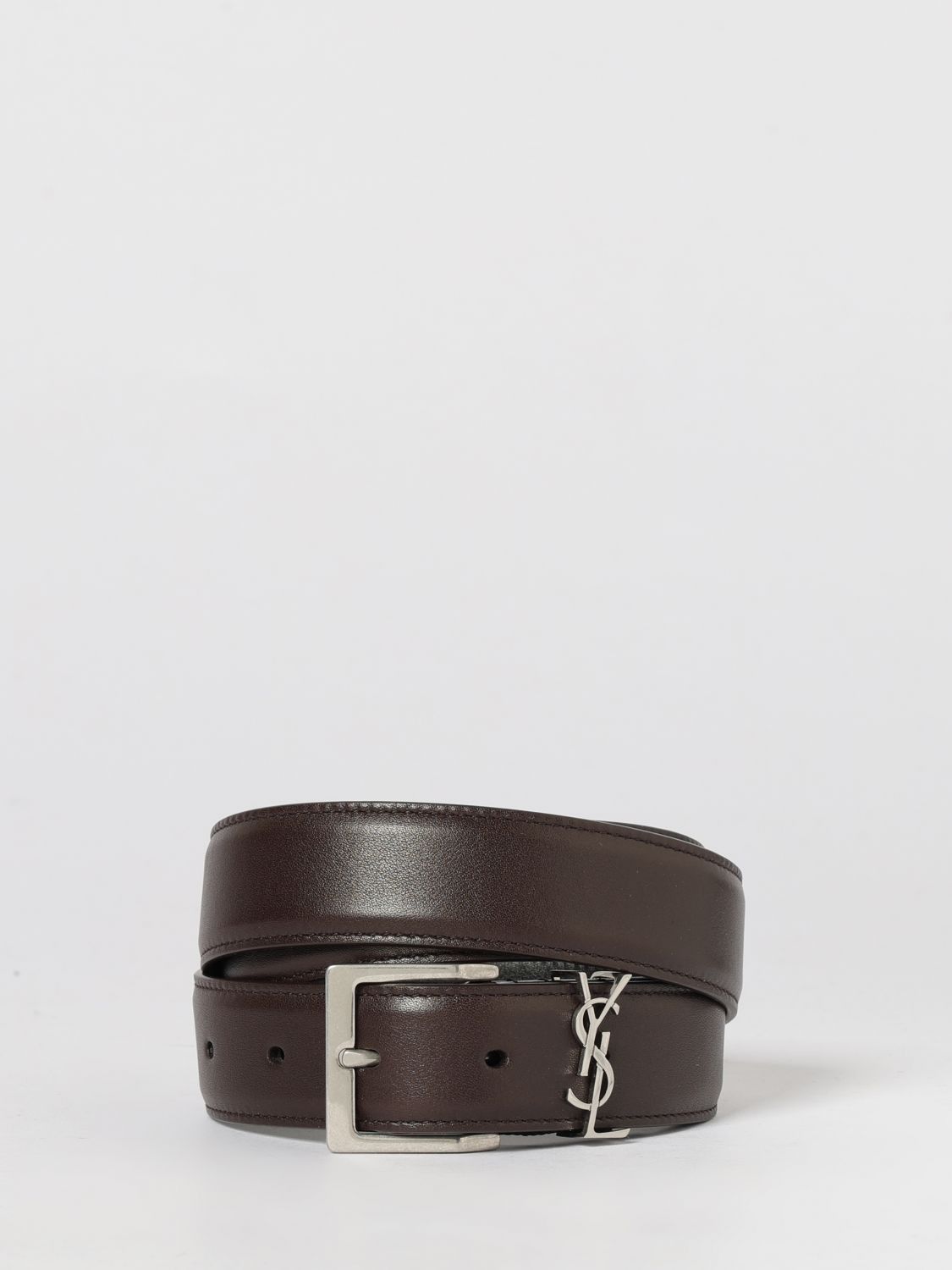 Saint Laurent Paris Saint Laurent Belt Men Brown Size ONE SIZE - 1 Thumbnail