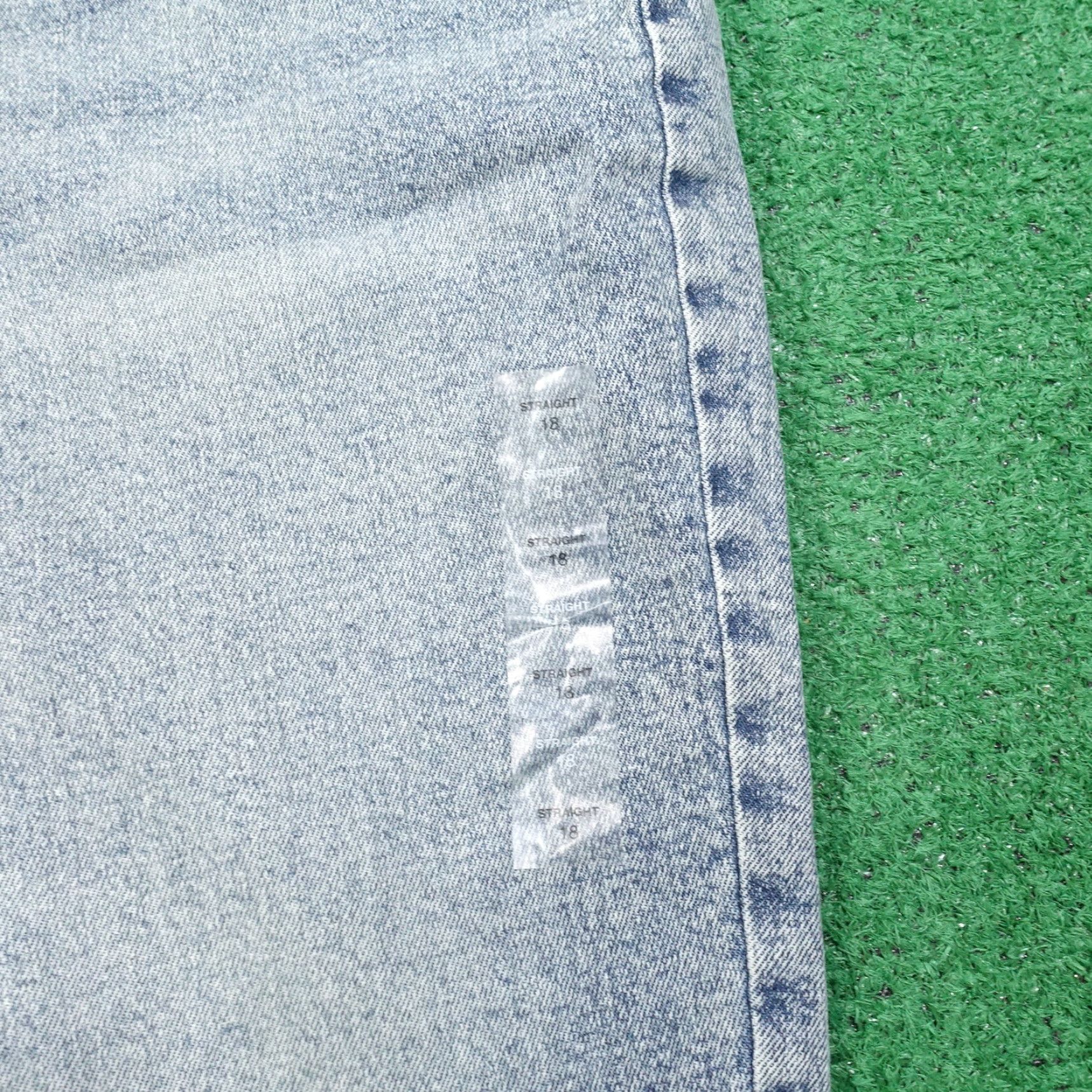 Vintage VINTAGE Sonoma Women's Straight High Rise Denim Jeans Size 18 Blue Fall Spring Summer Winter Size 40" / US 18 - 4 Thumbnail