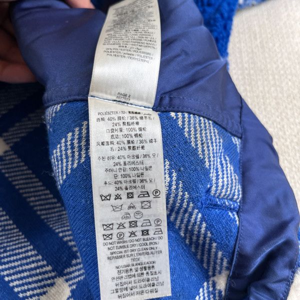 Burberry Burberry FW23 Plaid-Check Pattern Fleece Pullover Hoodie Size US S / EU 44-46 / 1 - 11 Thumbnail
