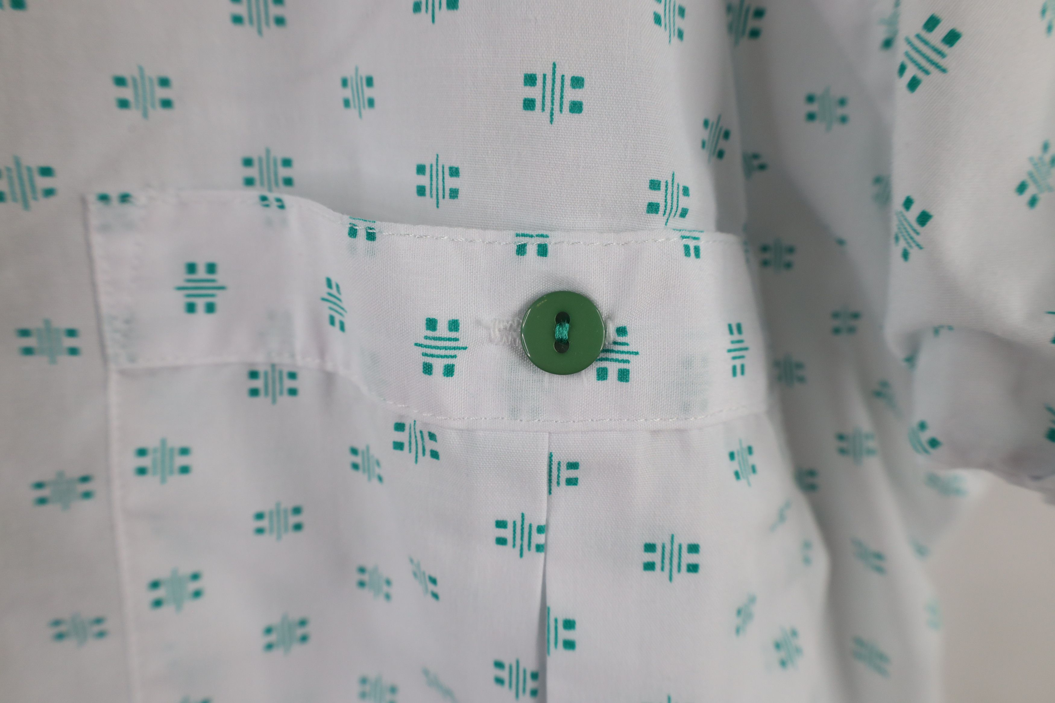 Vintage Vintage 90s Streetwear Cuffed Sleeve Collared Button Shirt Size L / US 10 / IT 46 - 5 Thumbnail
